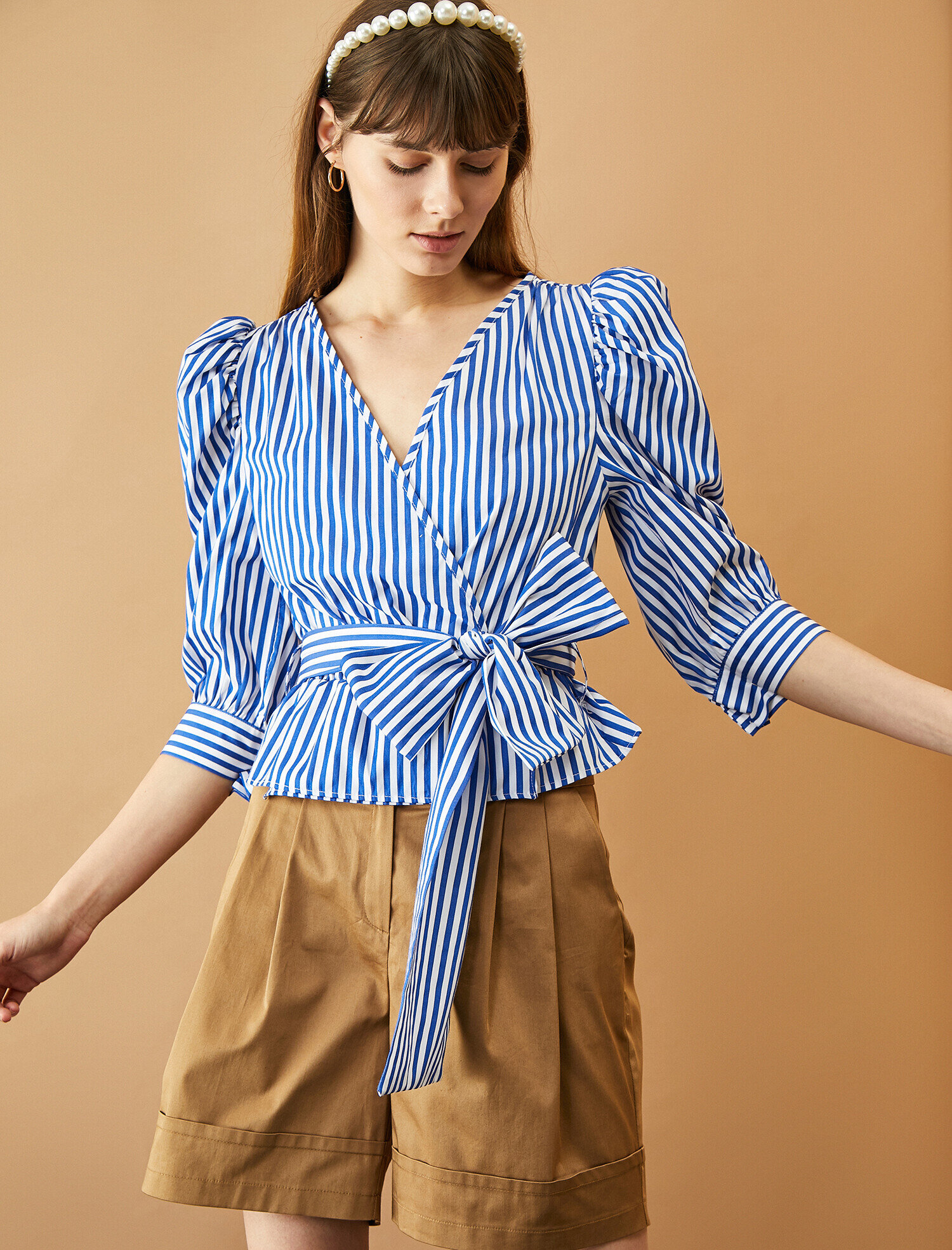   Beli Bağlamalı Bluz