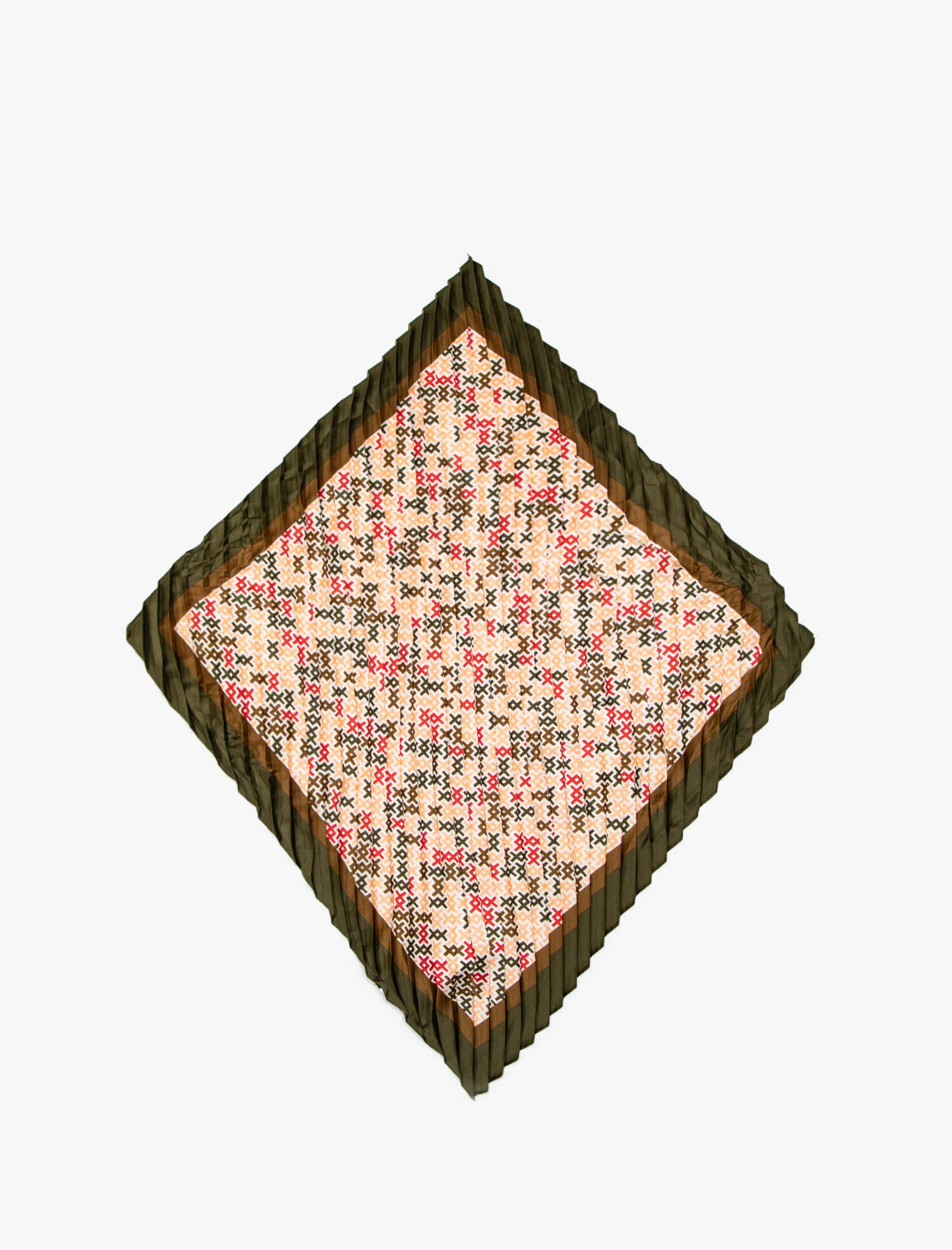  Kadın Desenli Piliseli Şal