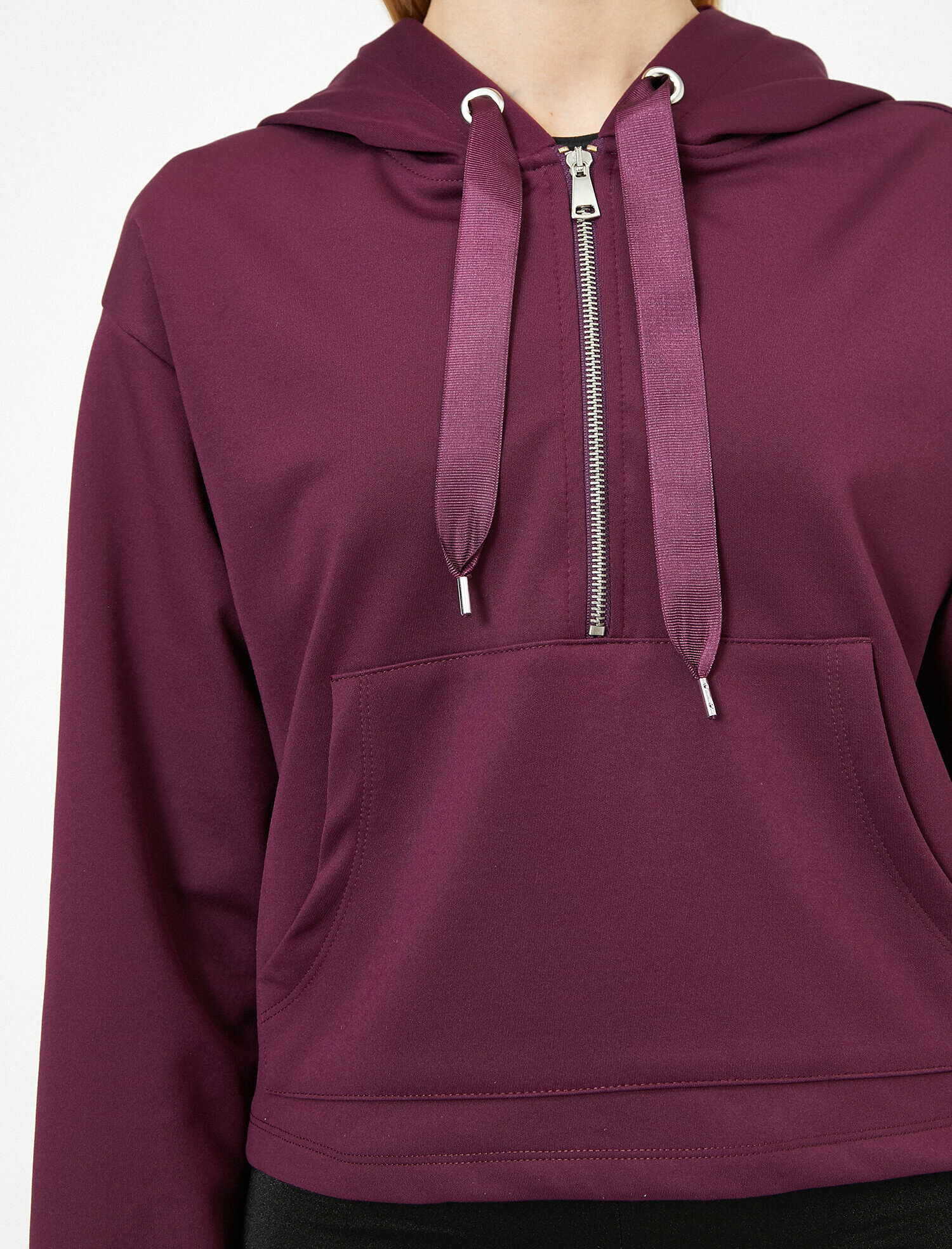   Spor Kapşonlu Sweatshirt