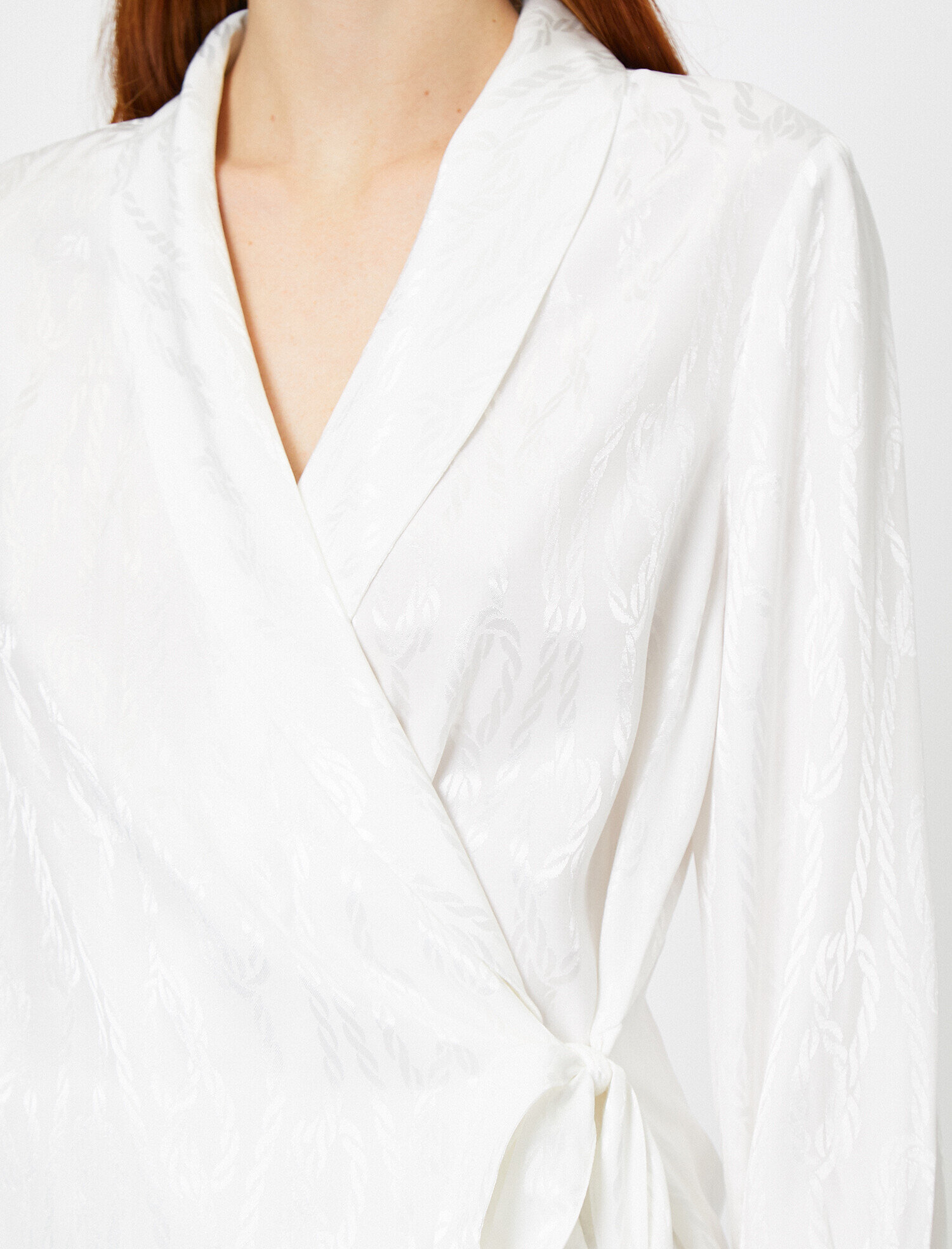   Uzun Kollu Jakar Anvelop Bluz