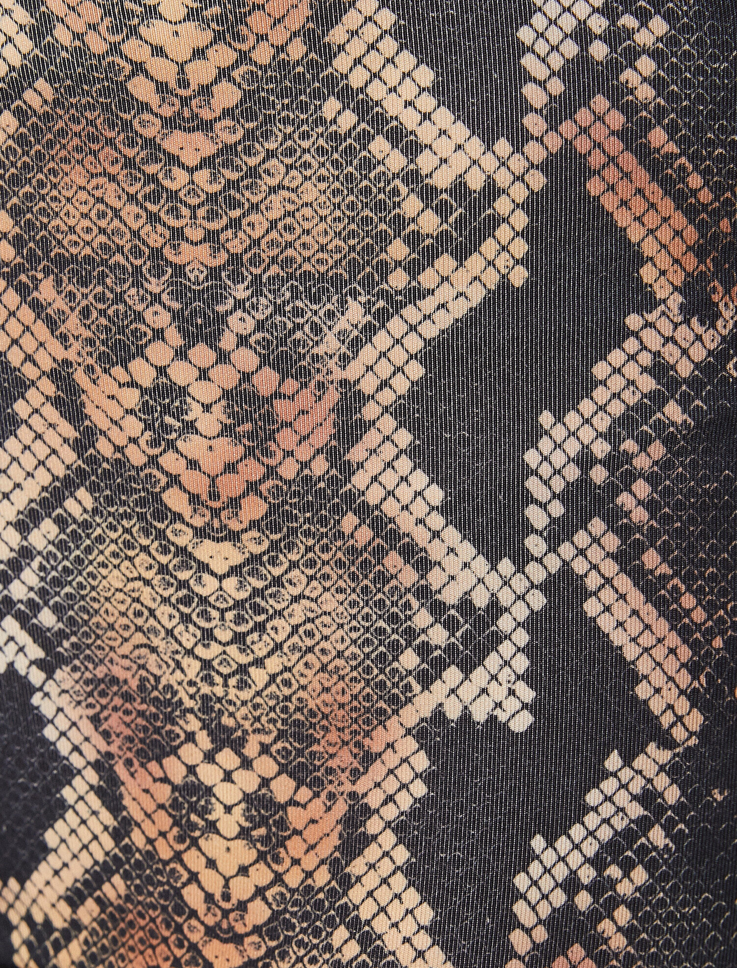   Yılan Derisi Desenli Pantolon