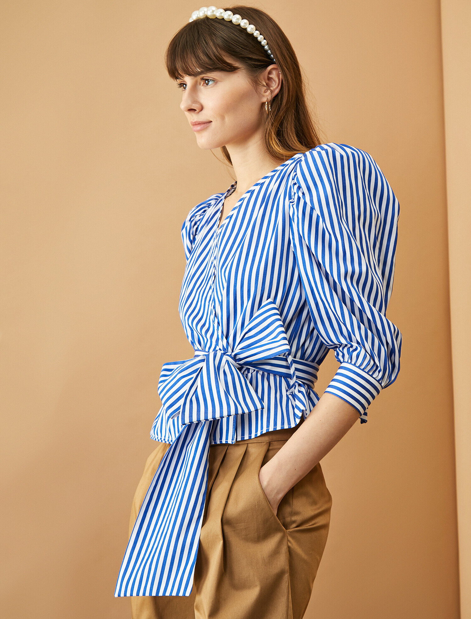   Beli Bağlamalı Bluz