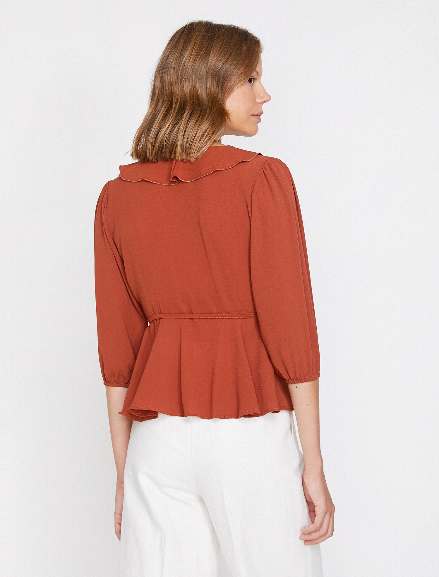 Fırfır Detaylı Bluz