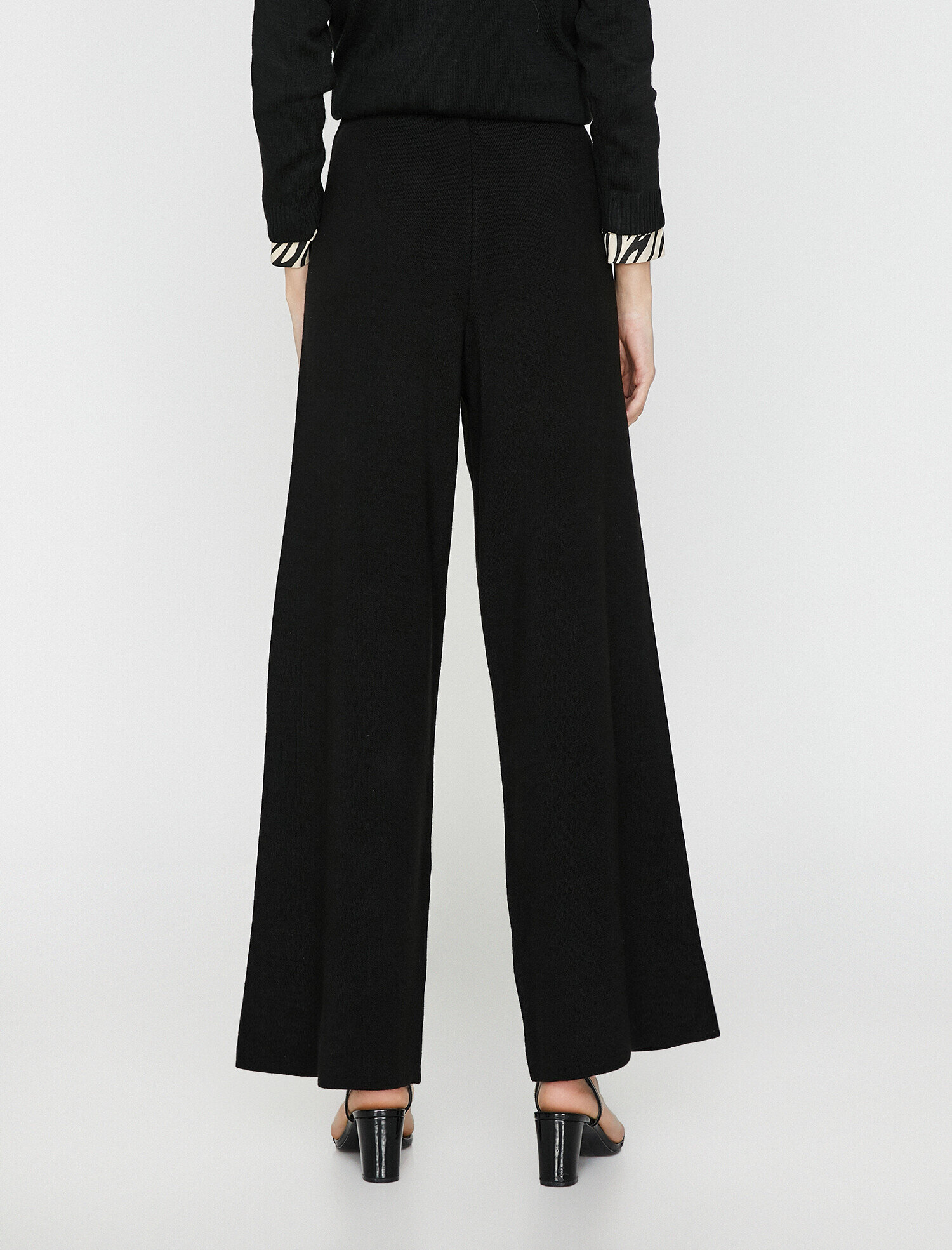   İspanyol Paça Triko Pantolon