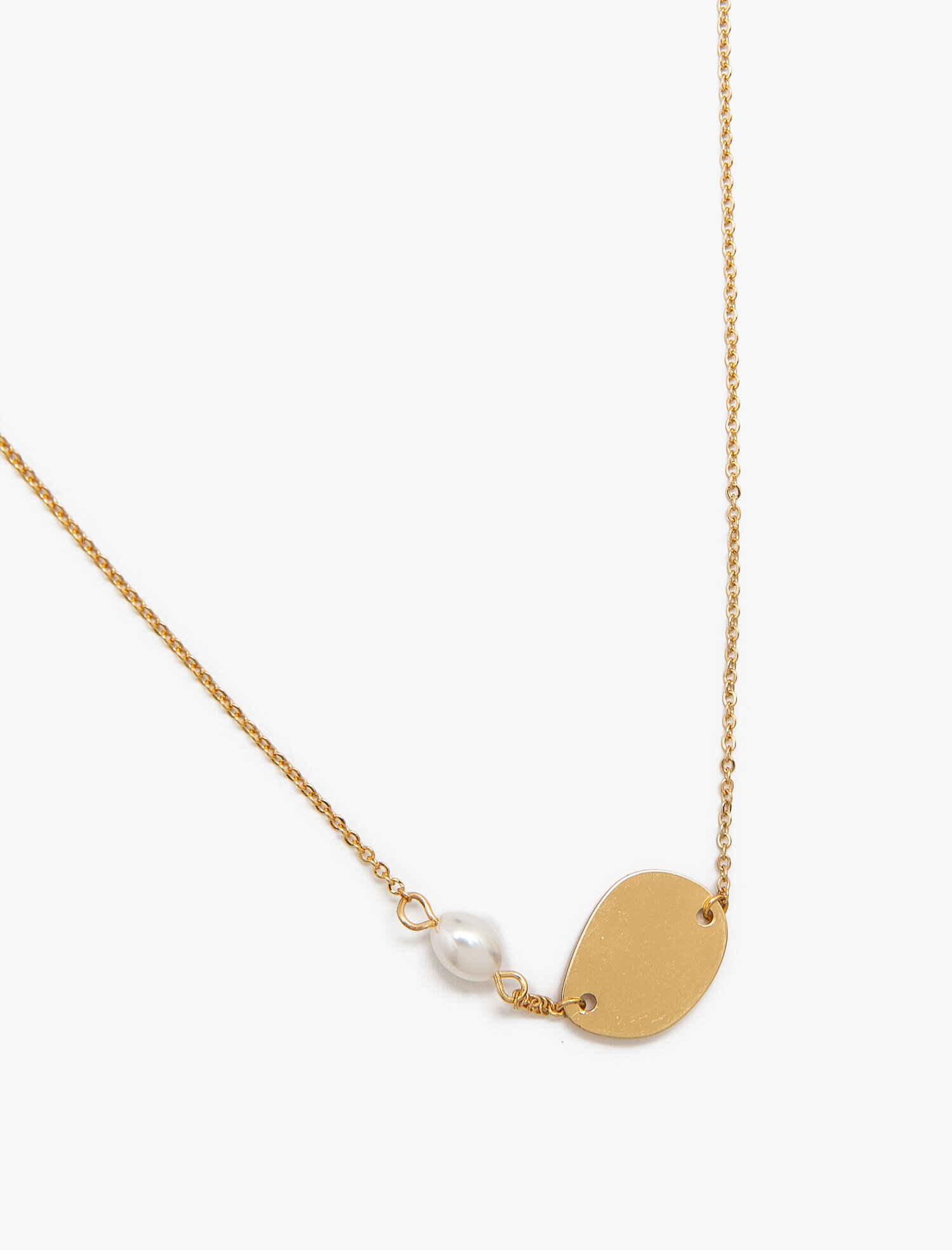  Kadın Metalik Kolye