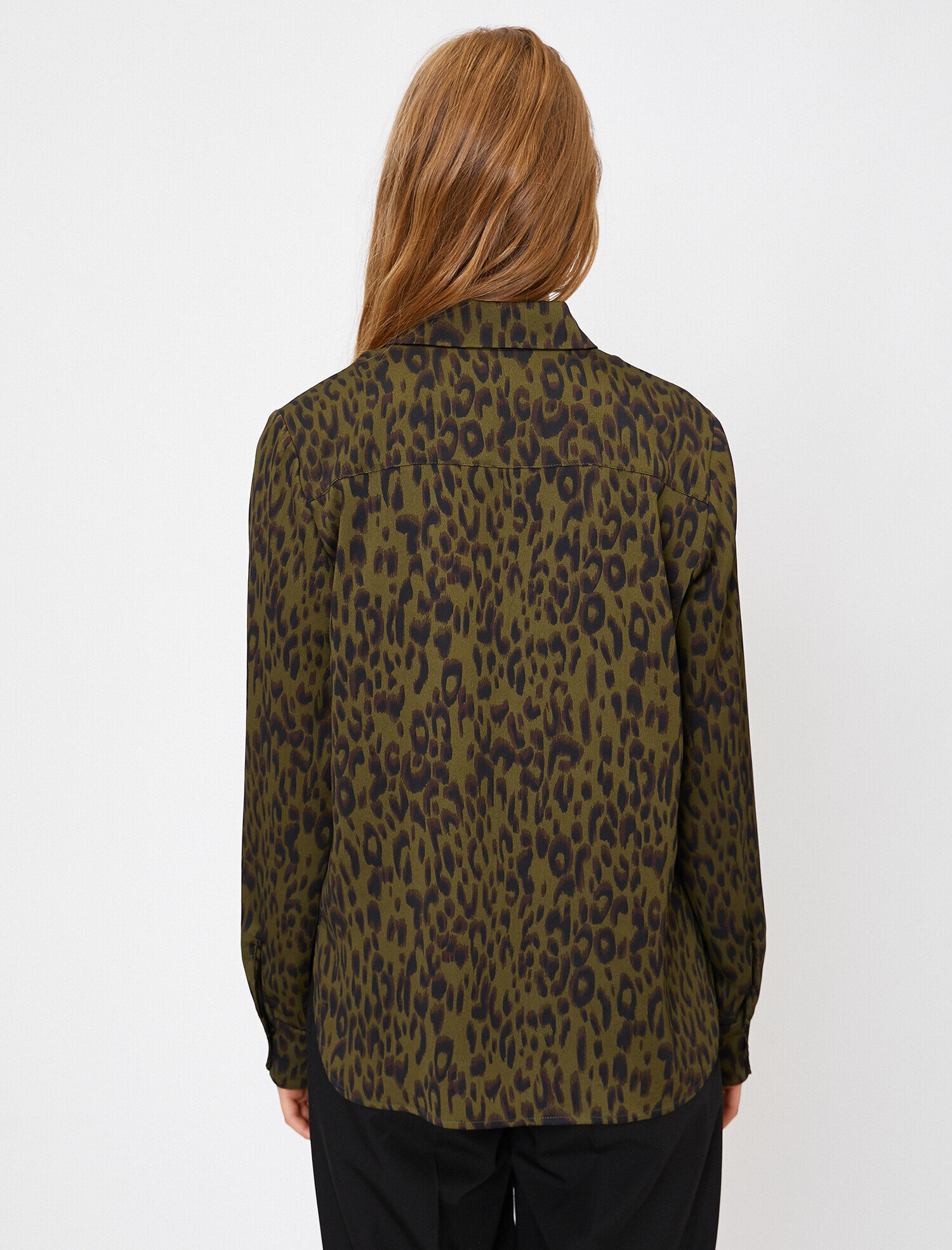 Leopar Desenli Bluz