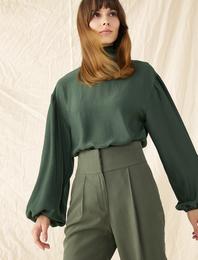 Kolları Volanlı Bluz