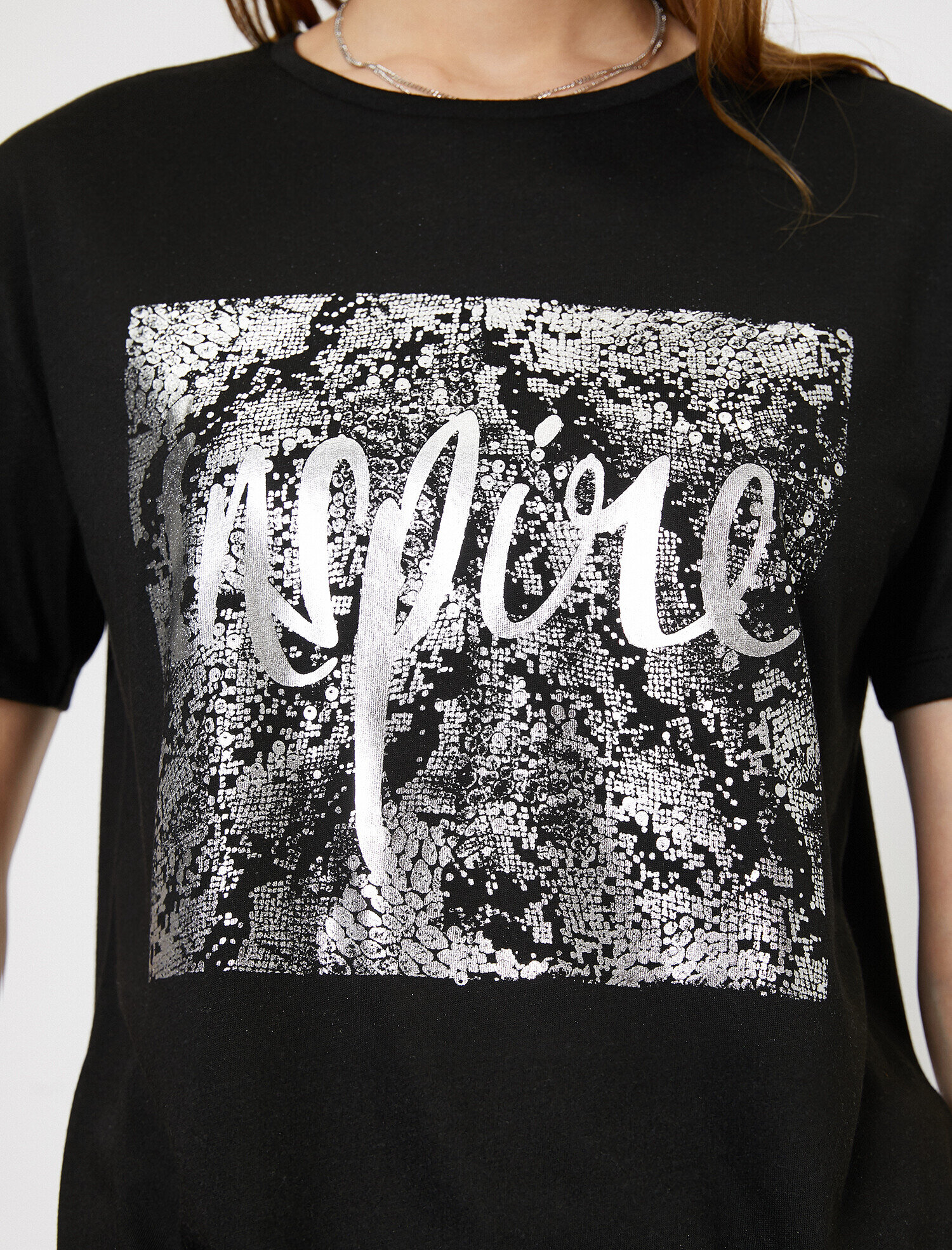   Yazılı Baskılı Tişört