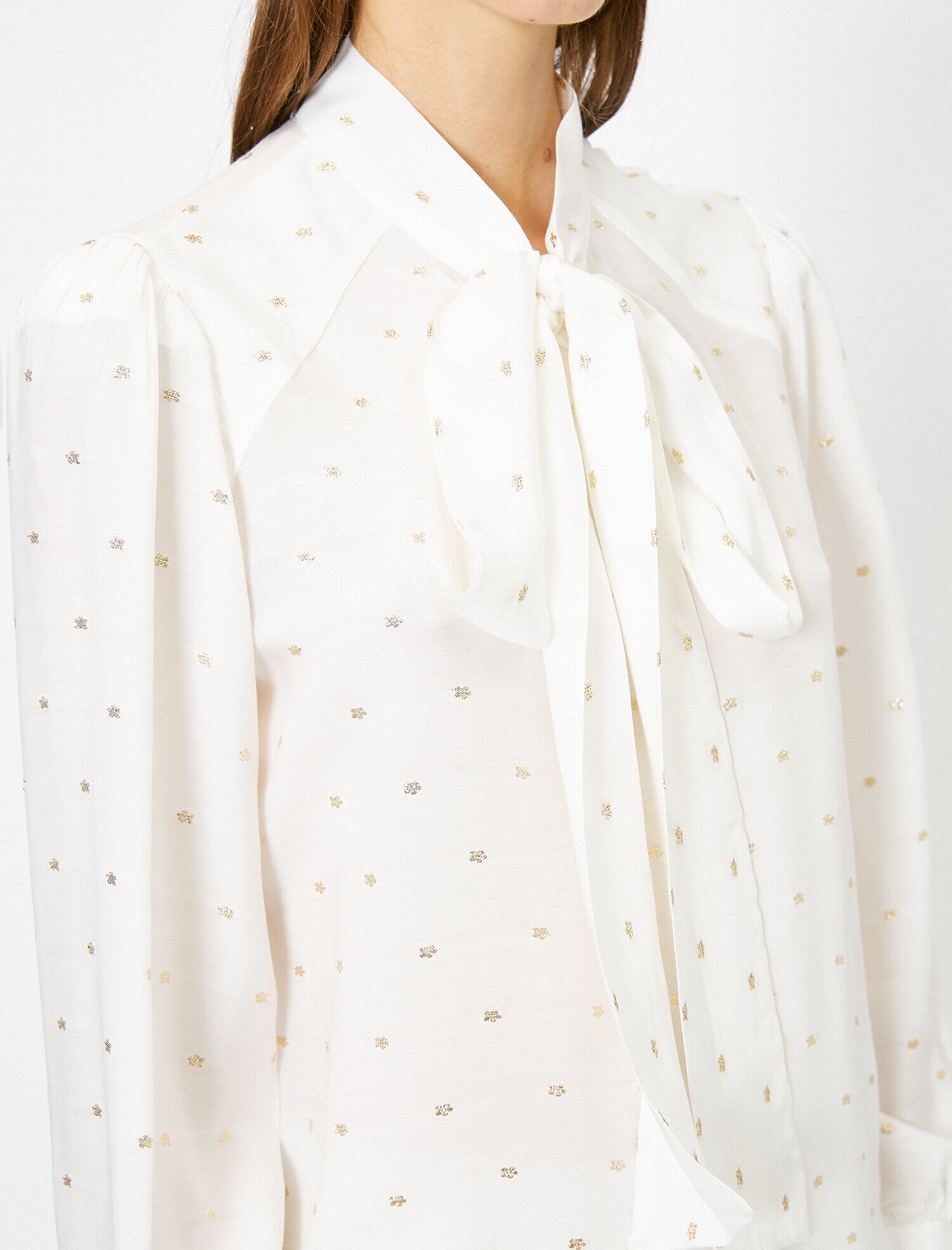   Baskılı Yaka Detaylı Tişört