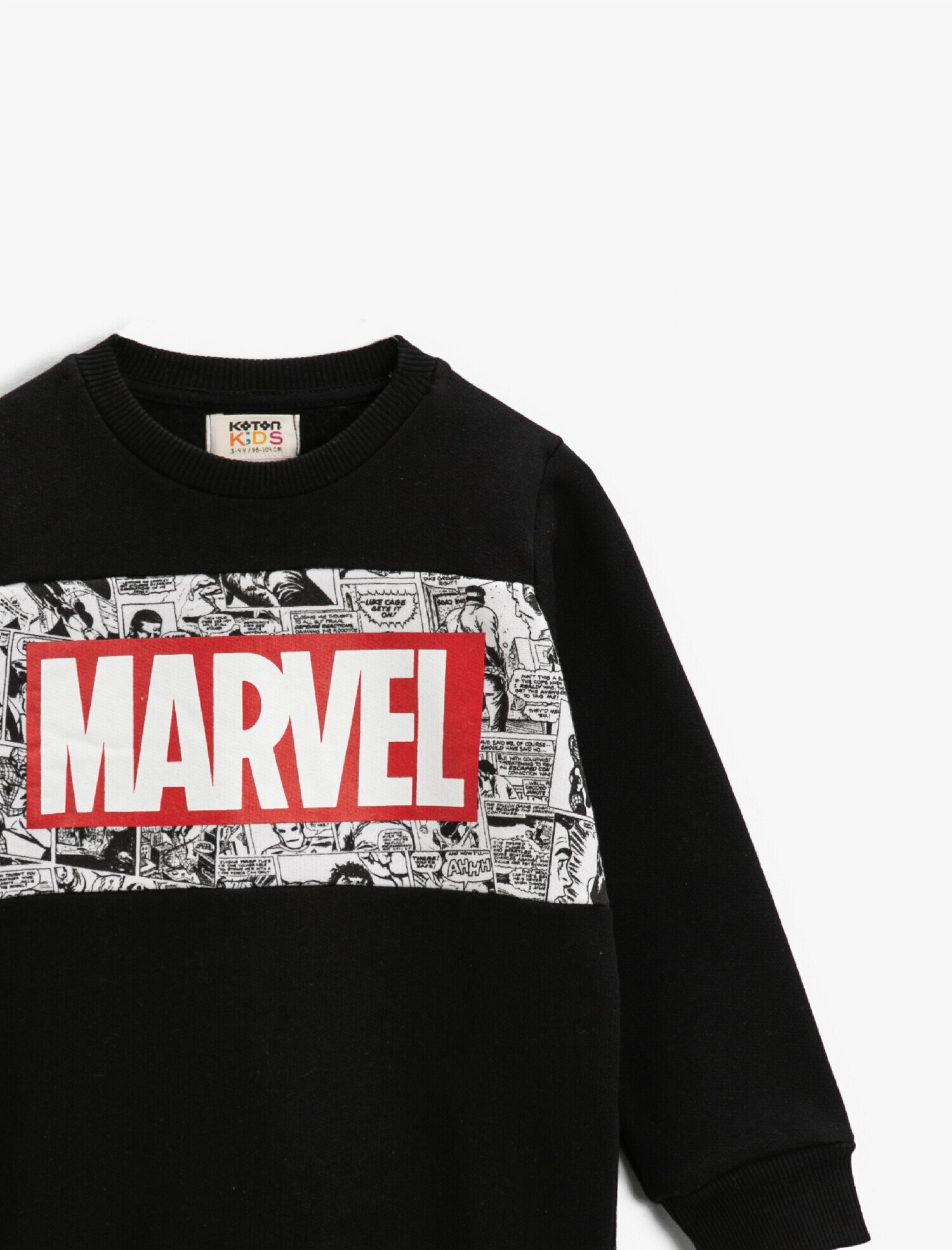  Erkek Çocuk Marvel Lisanslı Baskılı Sweatshirt