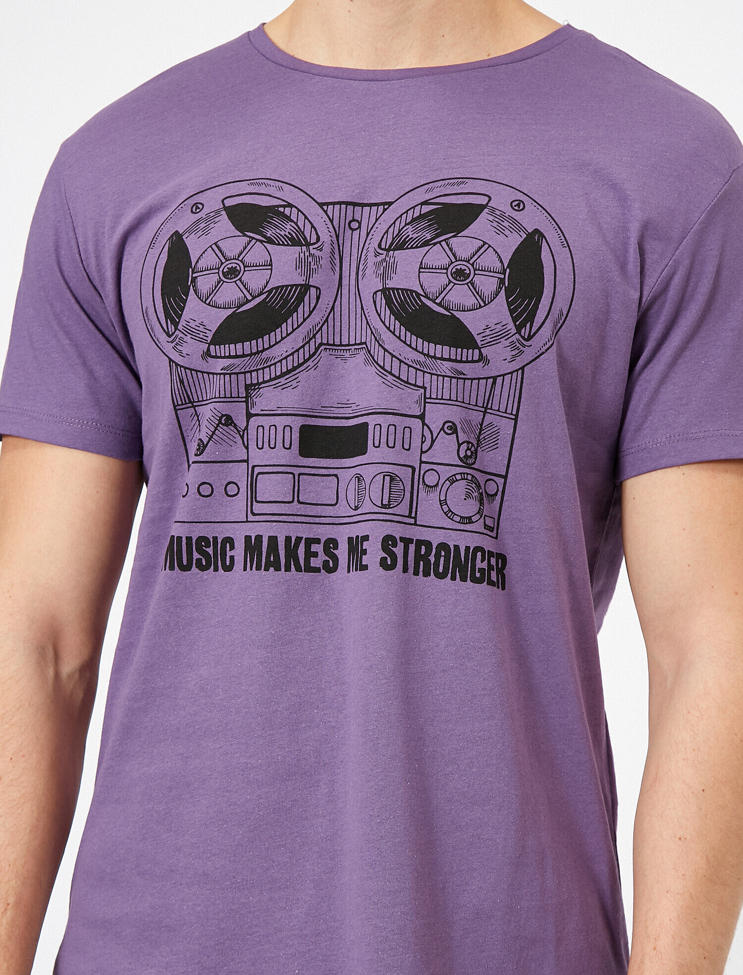   Baskılı Tişört Kısa Kollu