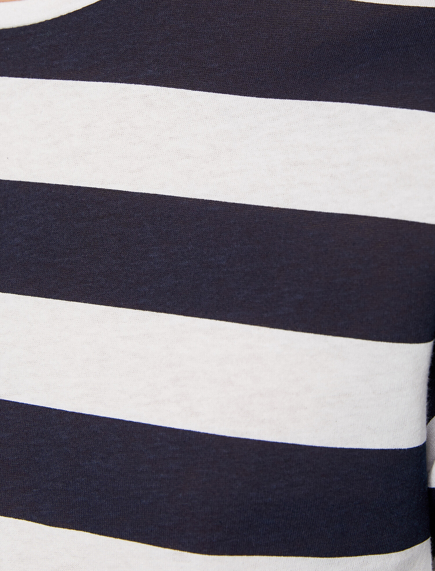   Çizgili Tişört Kısa Kollu