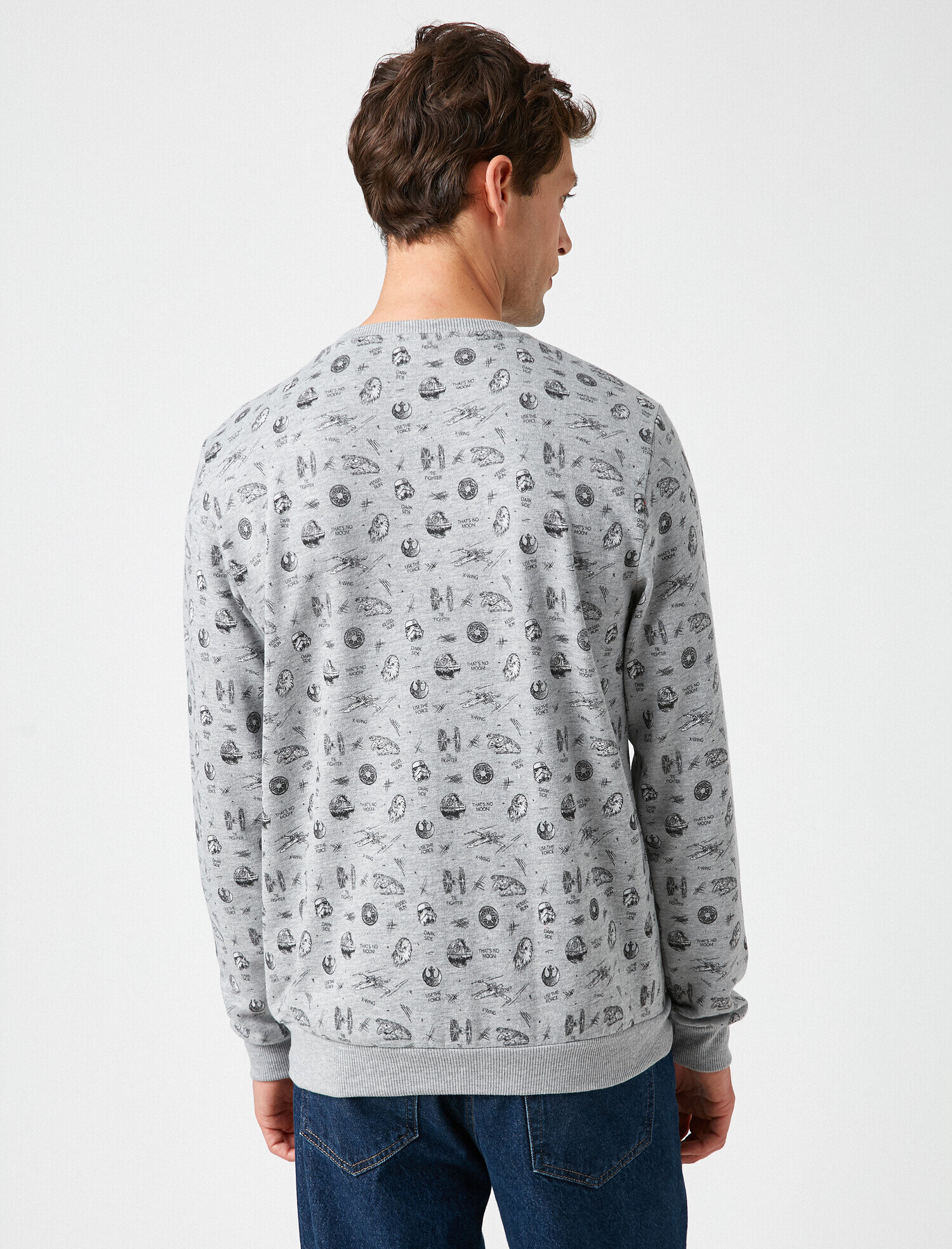   Star Wars Lisanslı Bisiklet Yaka Sweatshirt