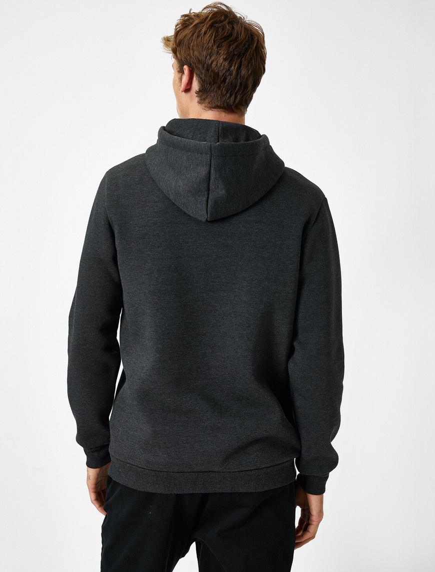   Kapüşonlu Pamuklu Thor Lisanslı Baskılı Sweatshirt