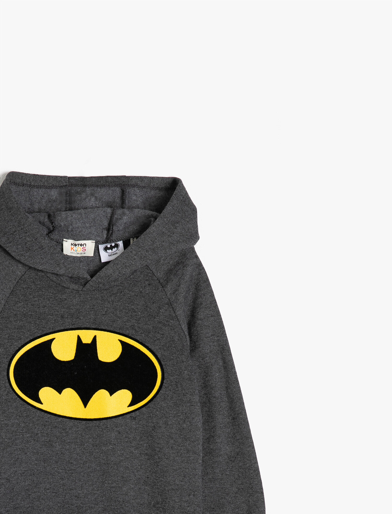  Erkek Çocuk Batman Lisansli Baskılı Kapüşonlu Sweatshirt