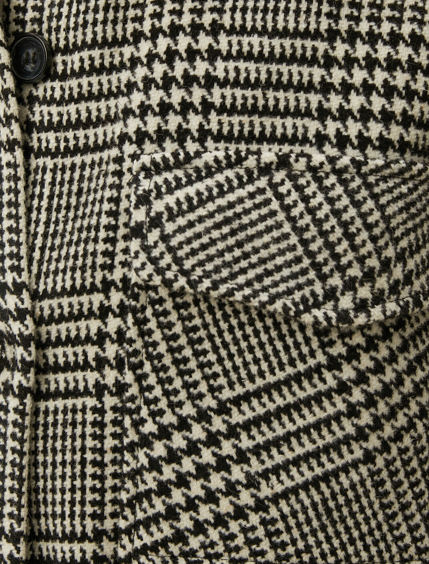 Gömlek Ceket Kazayağı Desenli Uzun Kaşe