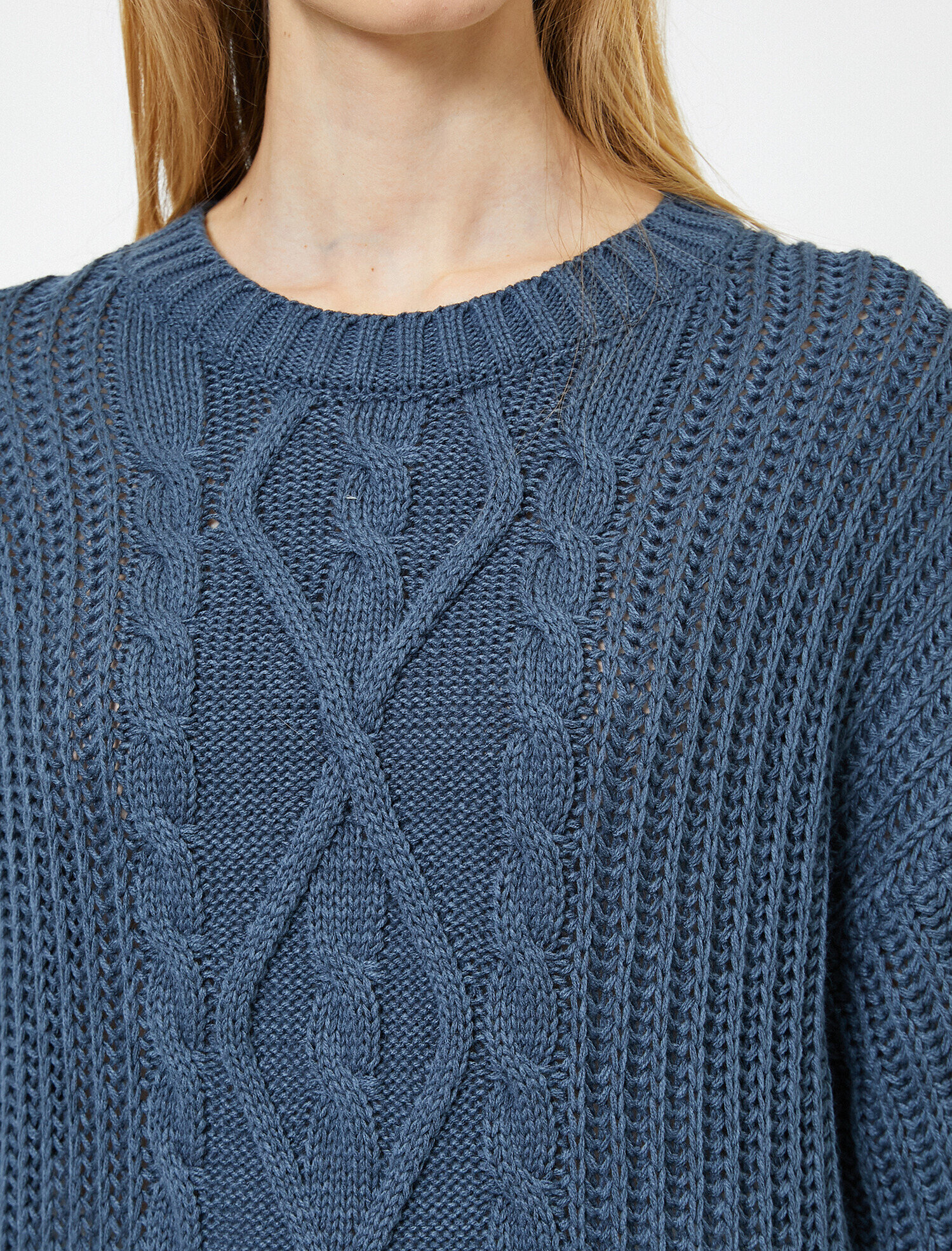 Örgülü Triko Kazak