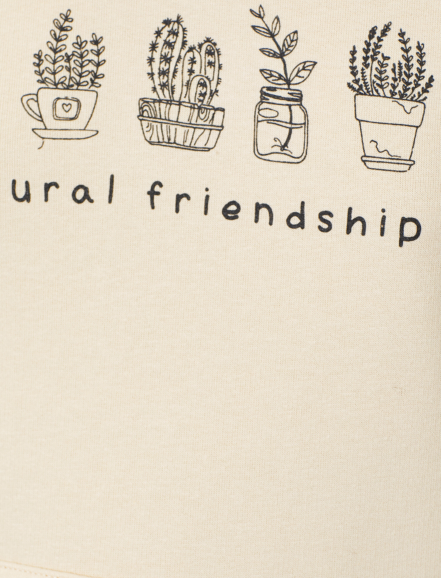   Kapüşonlu Çiçek Baskılı Kanguru Cepli Sweatshirt