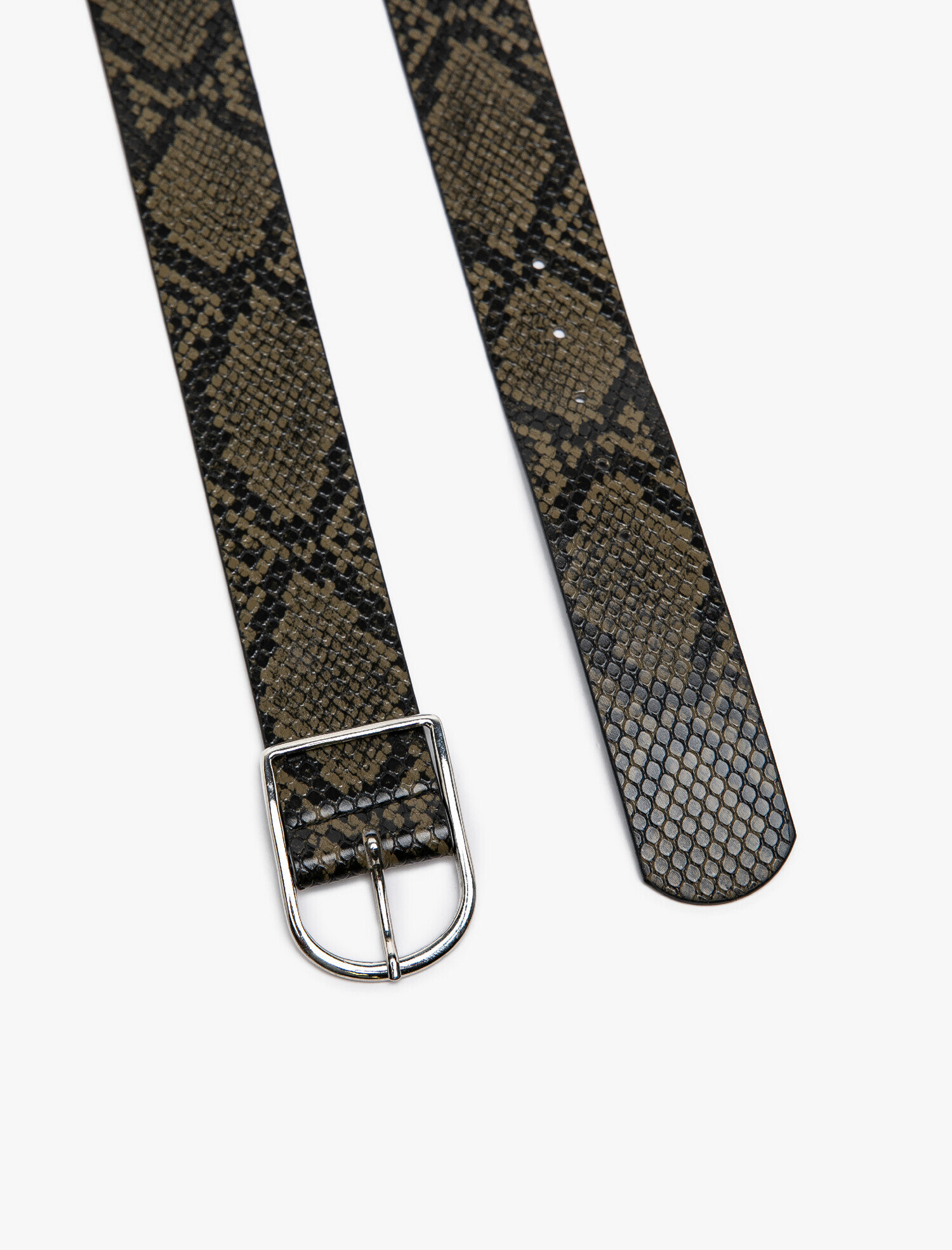  Kadın Yılan Desenli Kemer