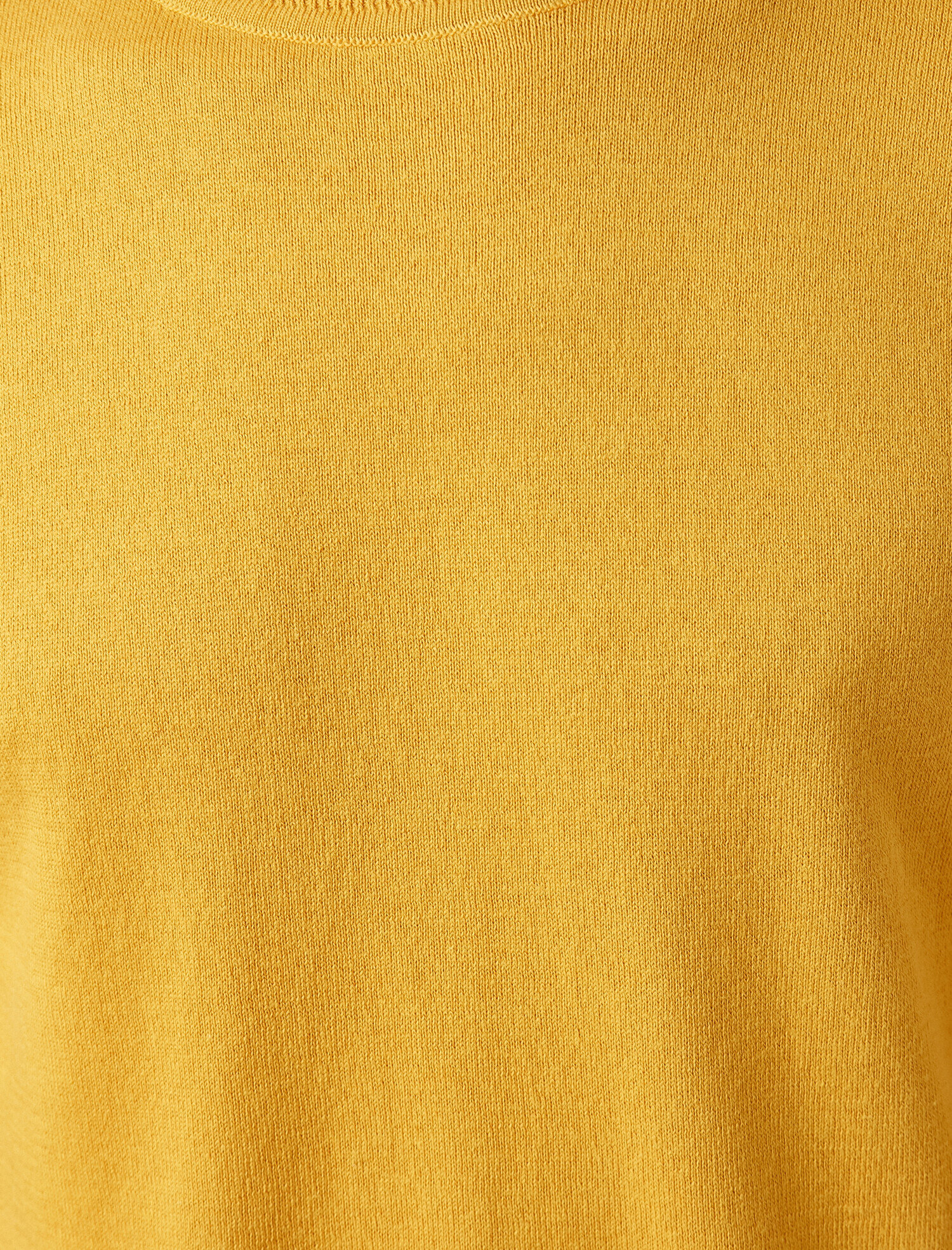   Uzun Kollu Triko Kazak Pamuklu Bisiklet Yaka