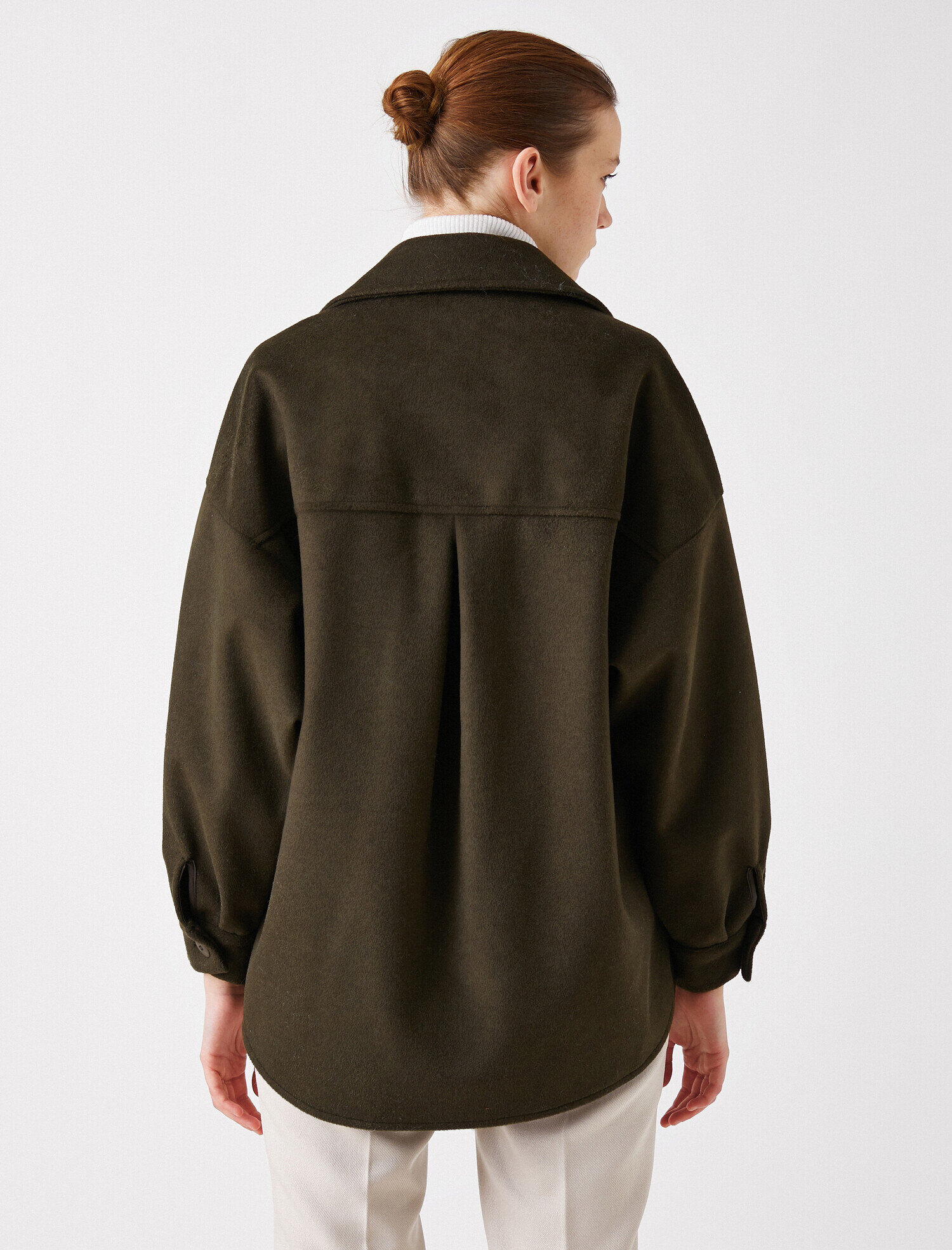 Gömlek Ceket Cepli Düğme Detaylı