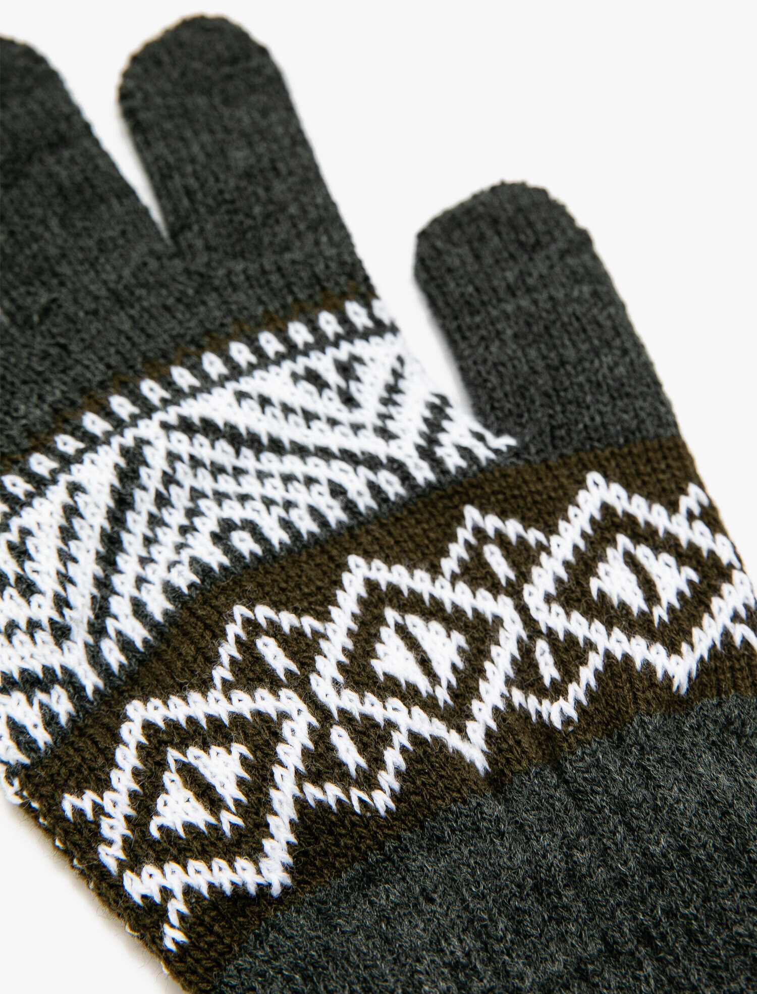  Erkek Etnik Desenli Eldiven