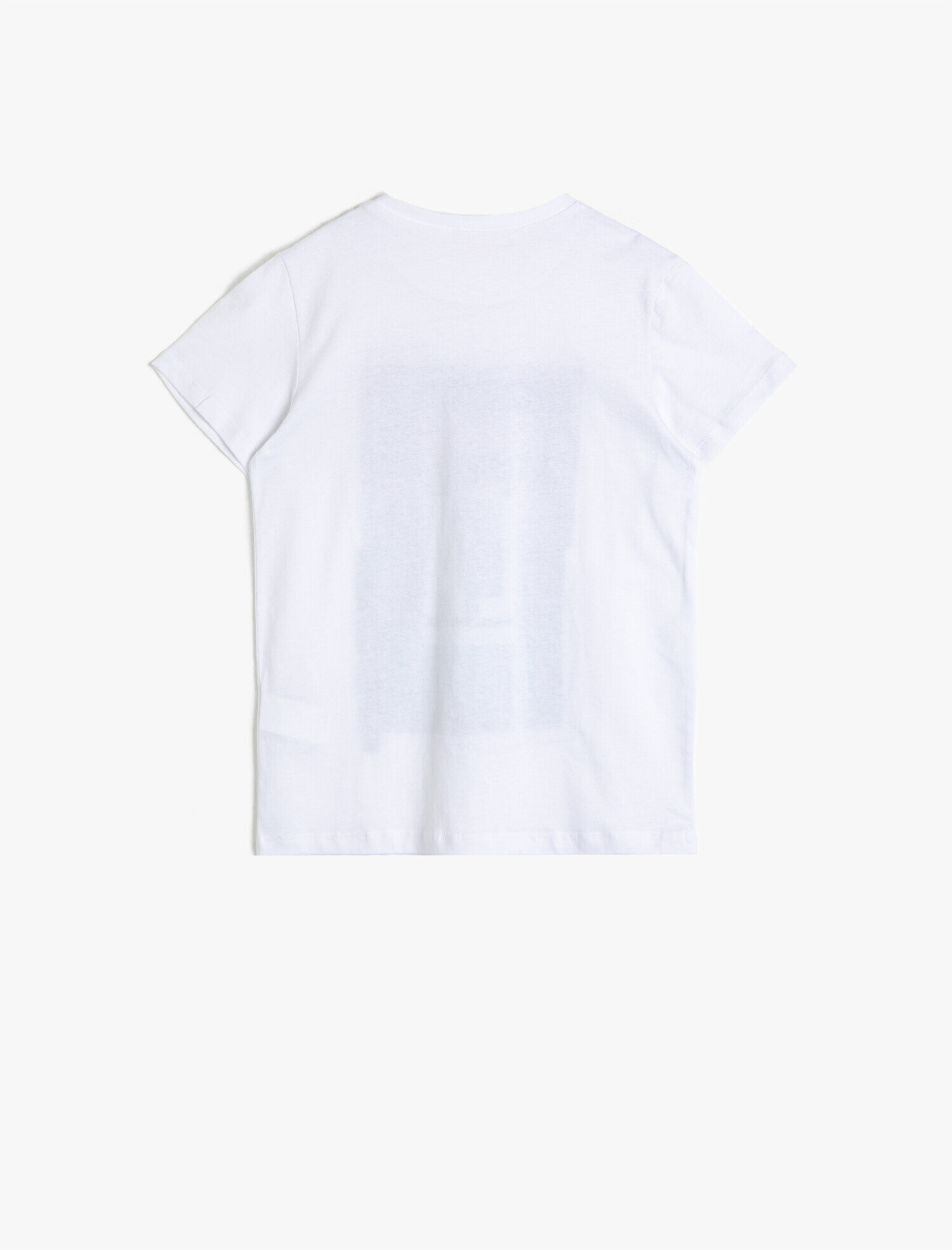  Erkek Çocuk Baskılı Pamuklu Kısa Kollu Bisiklet Yaka Tişört