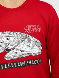 Star Wars Lisanslı Baskılı Sweatshirt