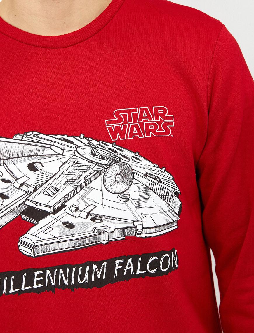   Star Wars Lisanslı Baskılı Sweatshirt