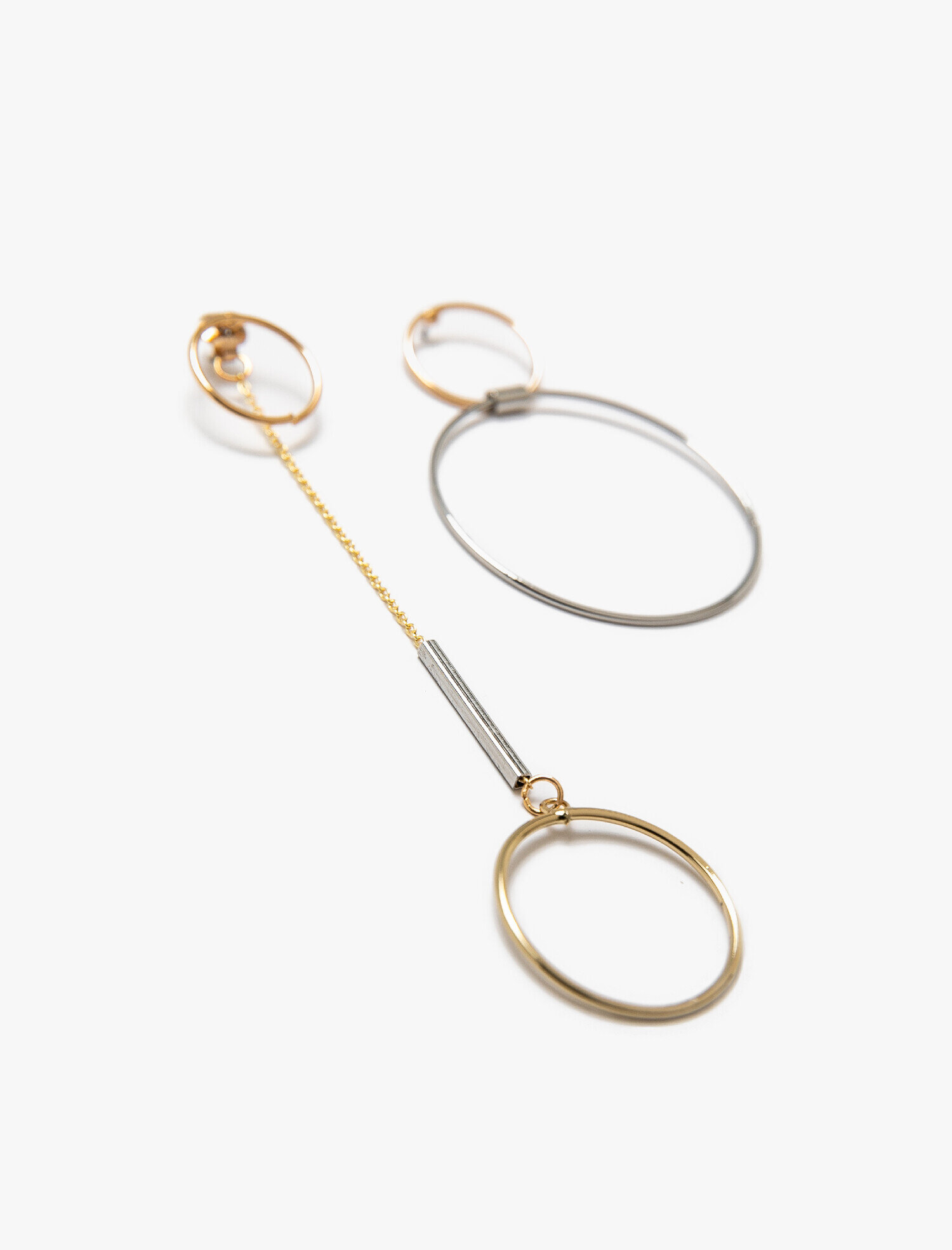  Kadın Geometrik Metal Halka Küpe