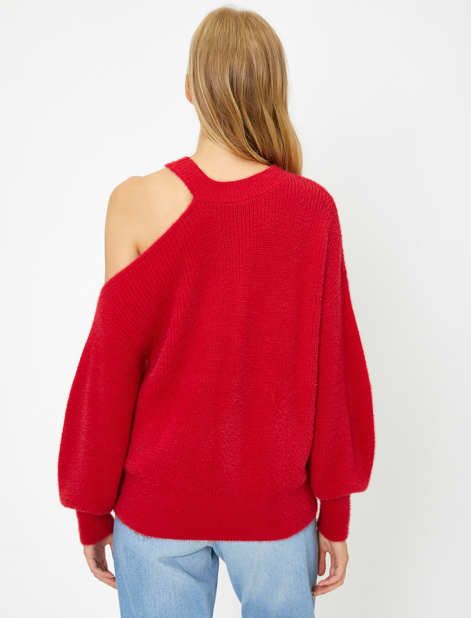   Omuz Detaylı Triko Kazak