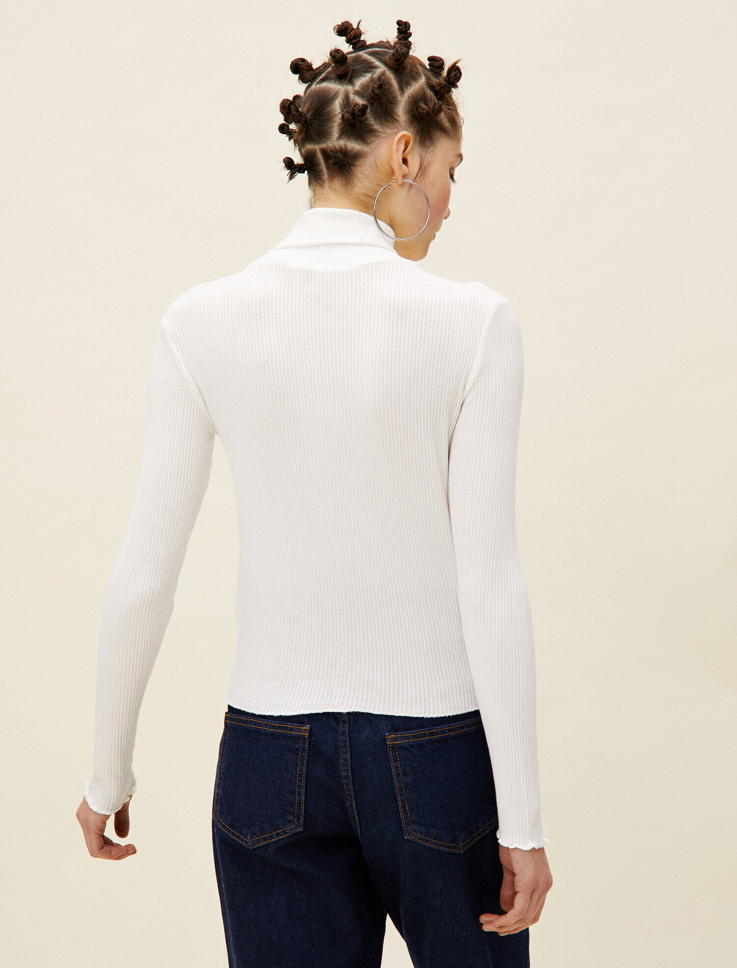   Uzun Kollu Tişört Balıkçı Yaka