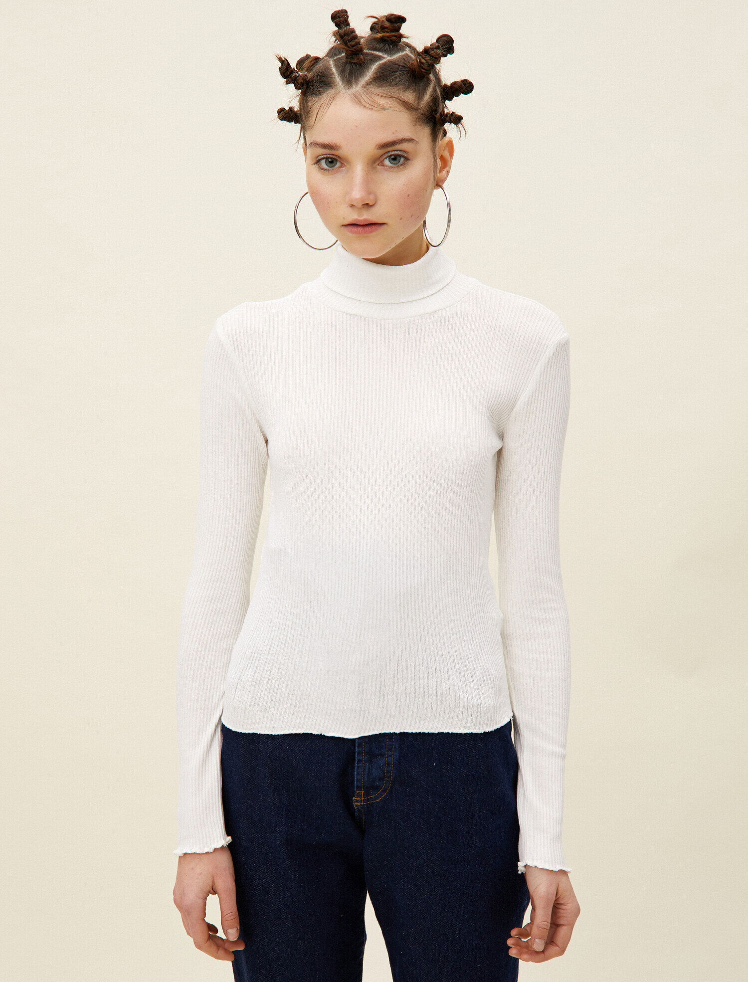   Uzun Kollu Tişört Balıkçı Yaka