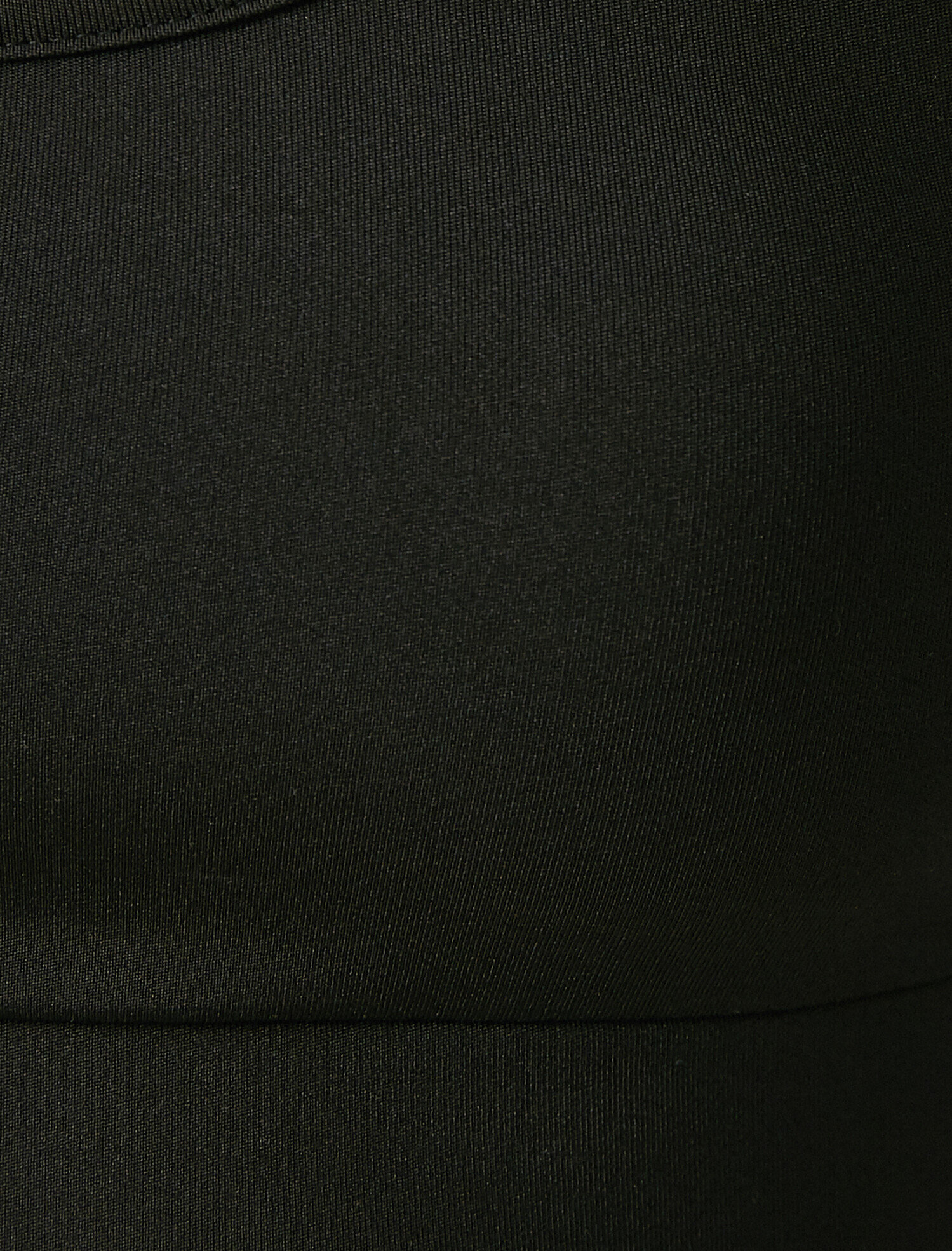   Bisiklet Yaka Uzun Kollu Crop Sweatshirt