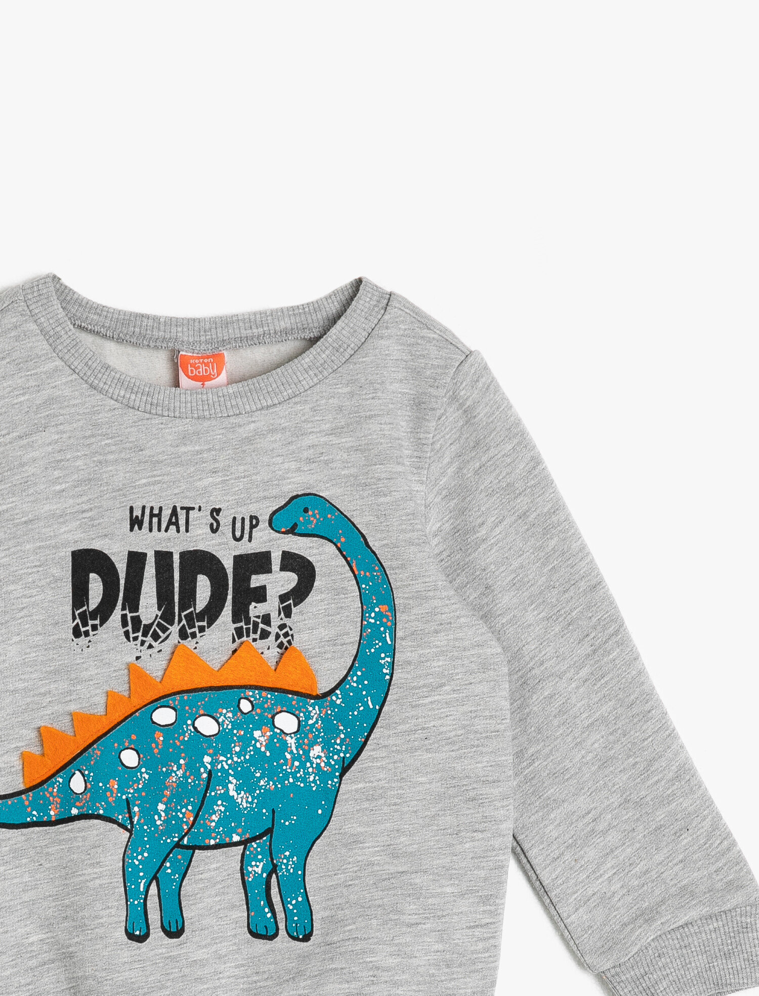  Erkek Bebek Baskılı Sweatshirt