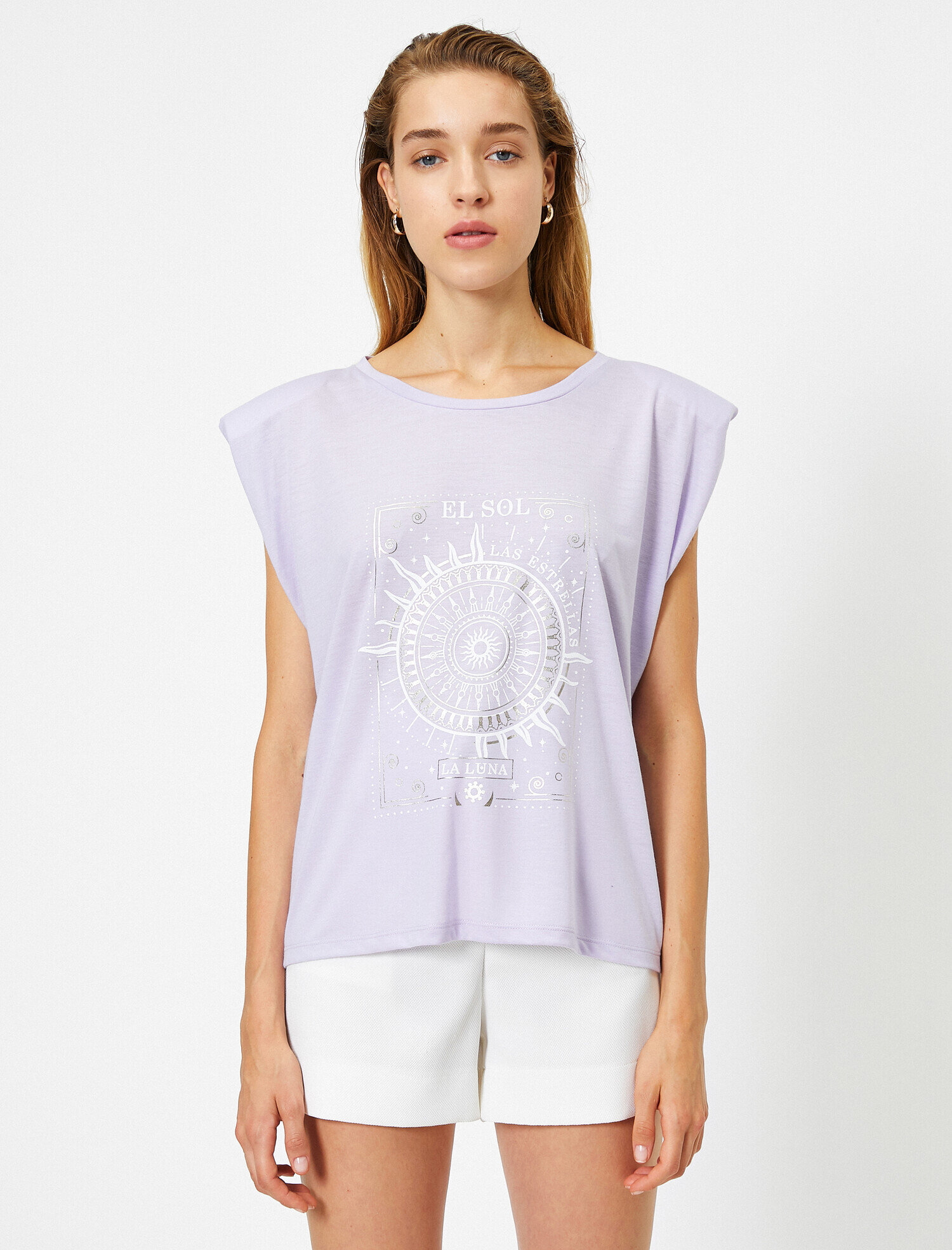   Baskılı Kısa Kollu Tişört