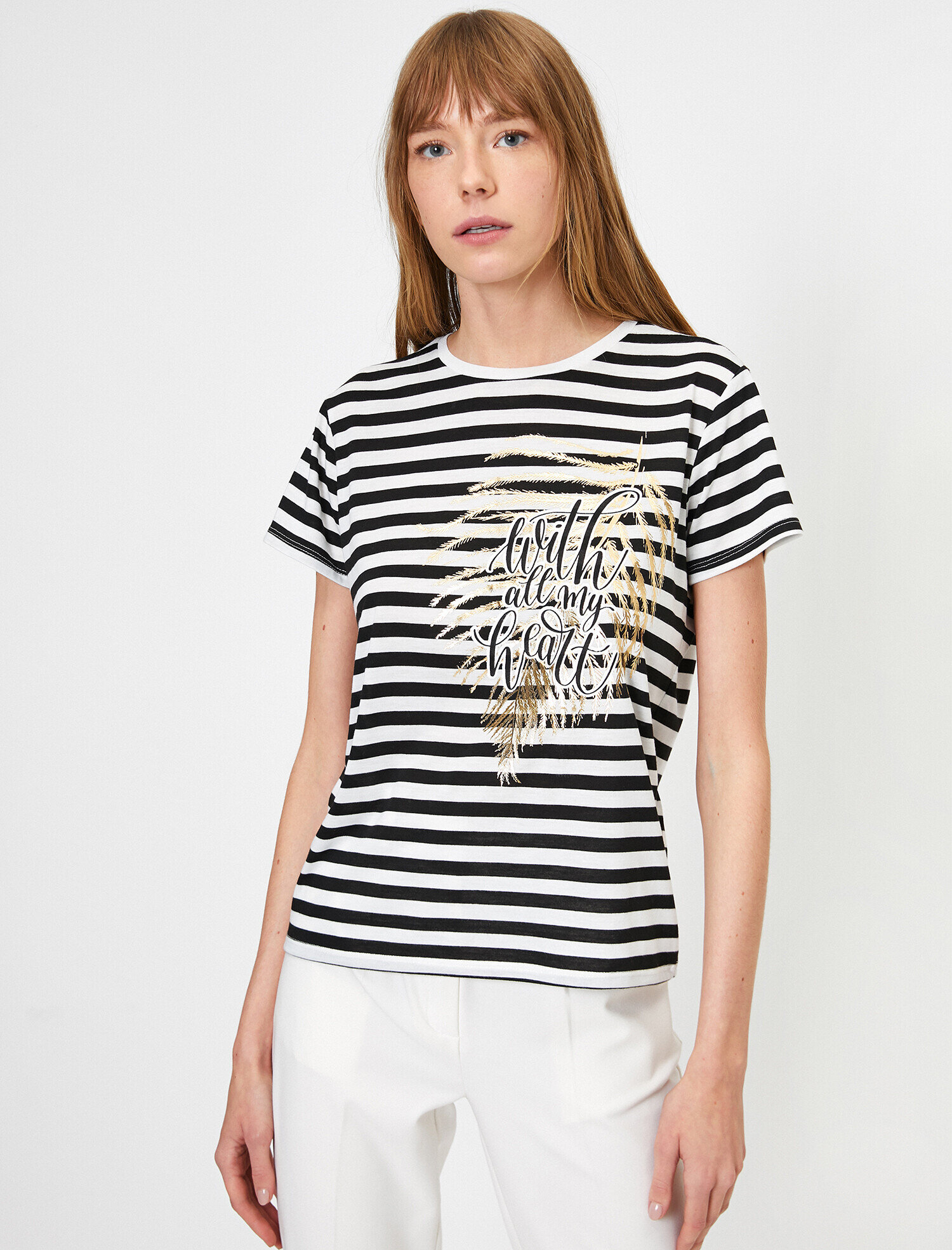   Yazılı Baskılı Tişört