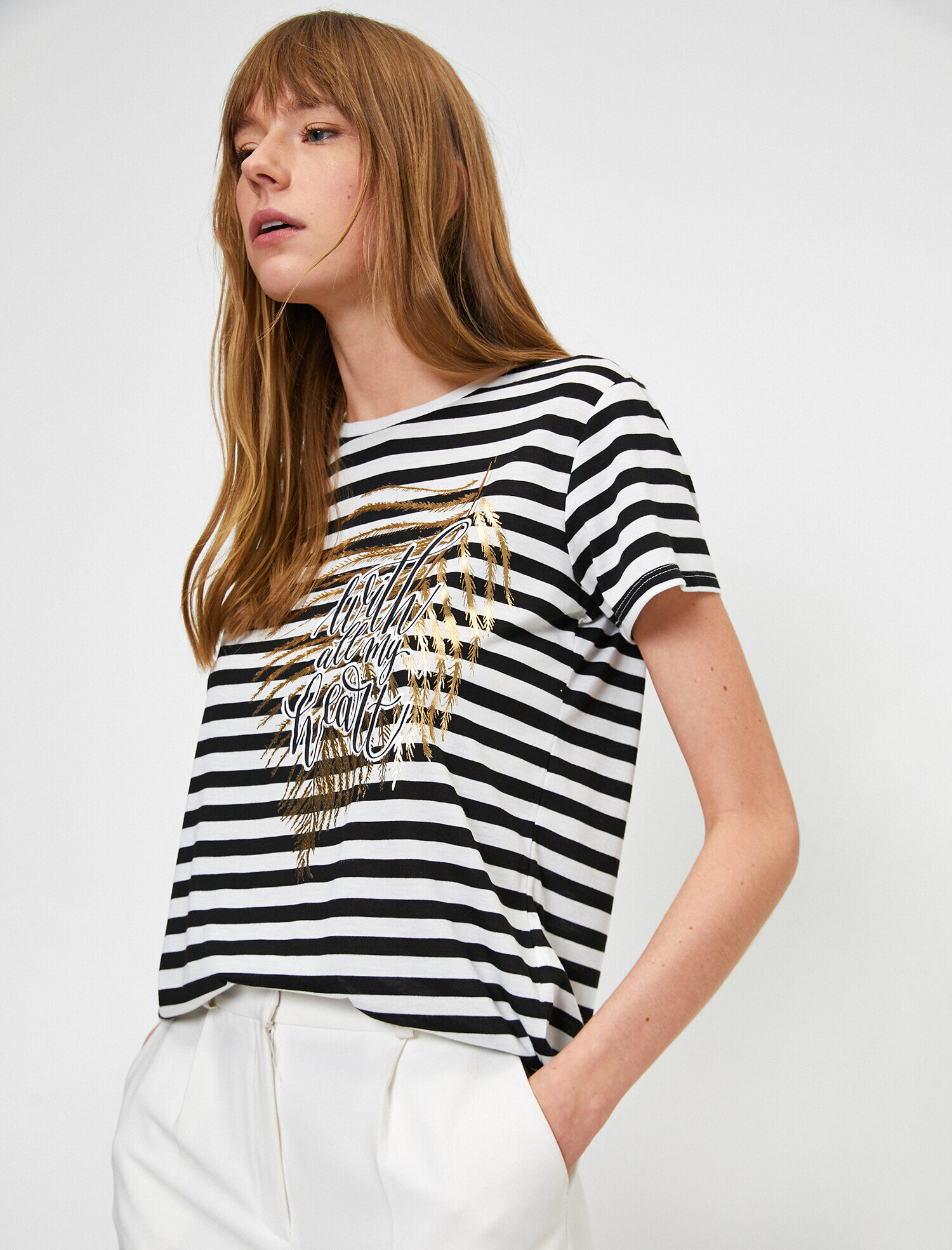   Yazılı Baskılı Tişört