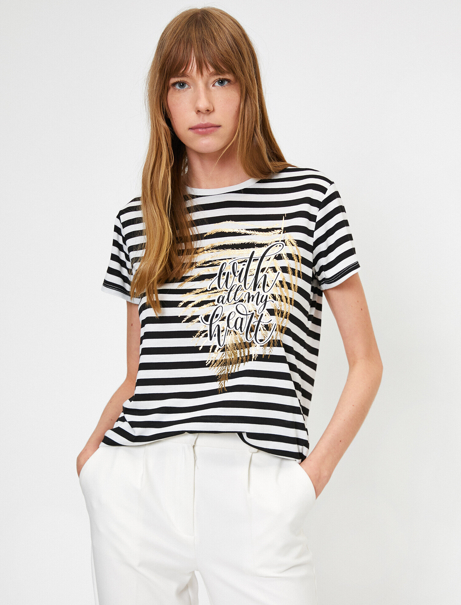   Yazılı Baskılı Tişört