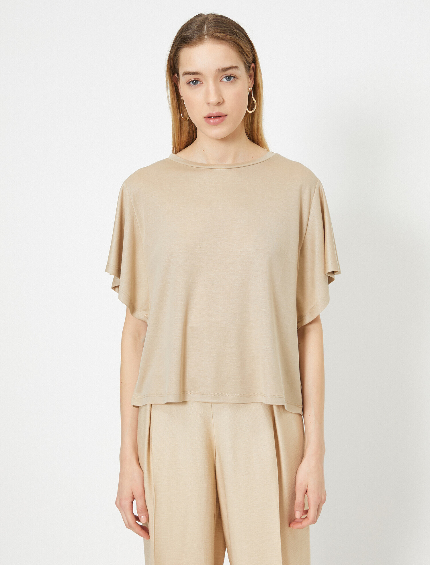   Bisiklet Yaka Kısa Kollu Tişört