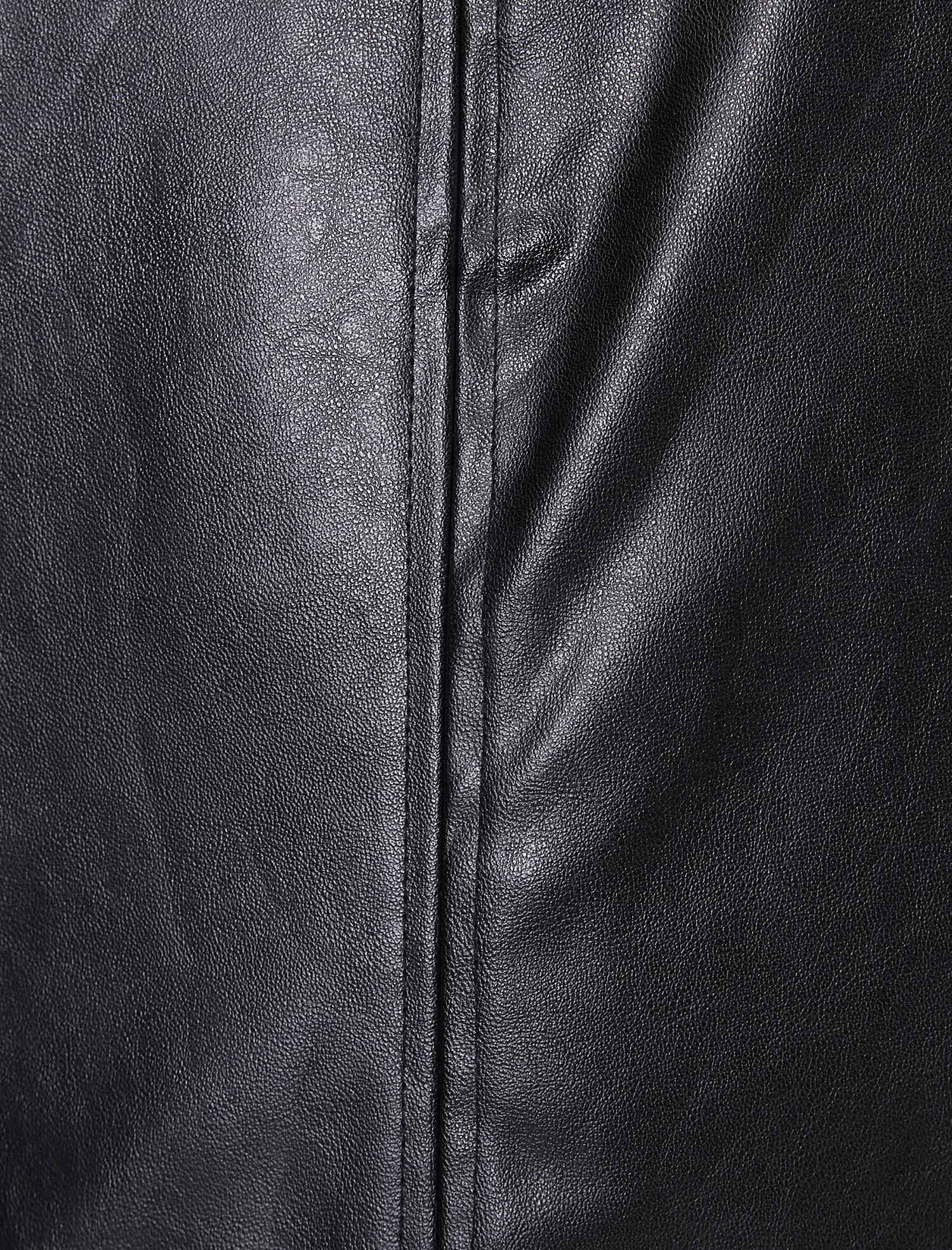   Deri Görünümlü Elbise