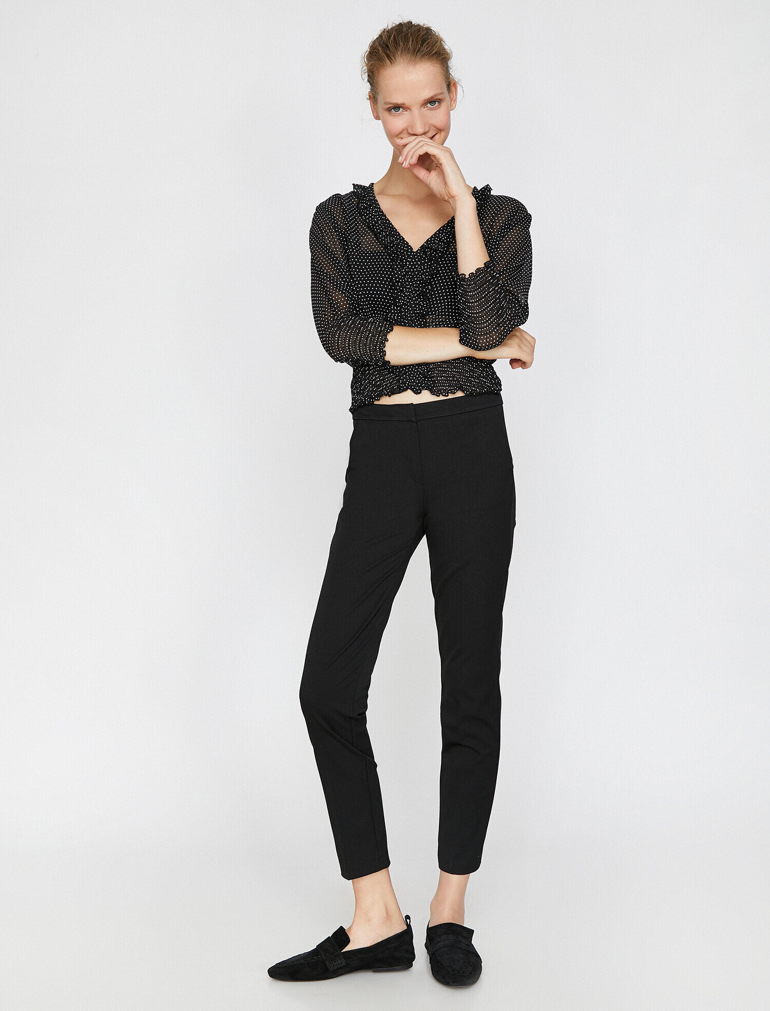   Cep Detaylı Pantolon