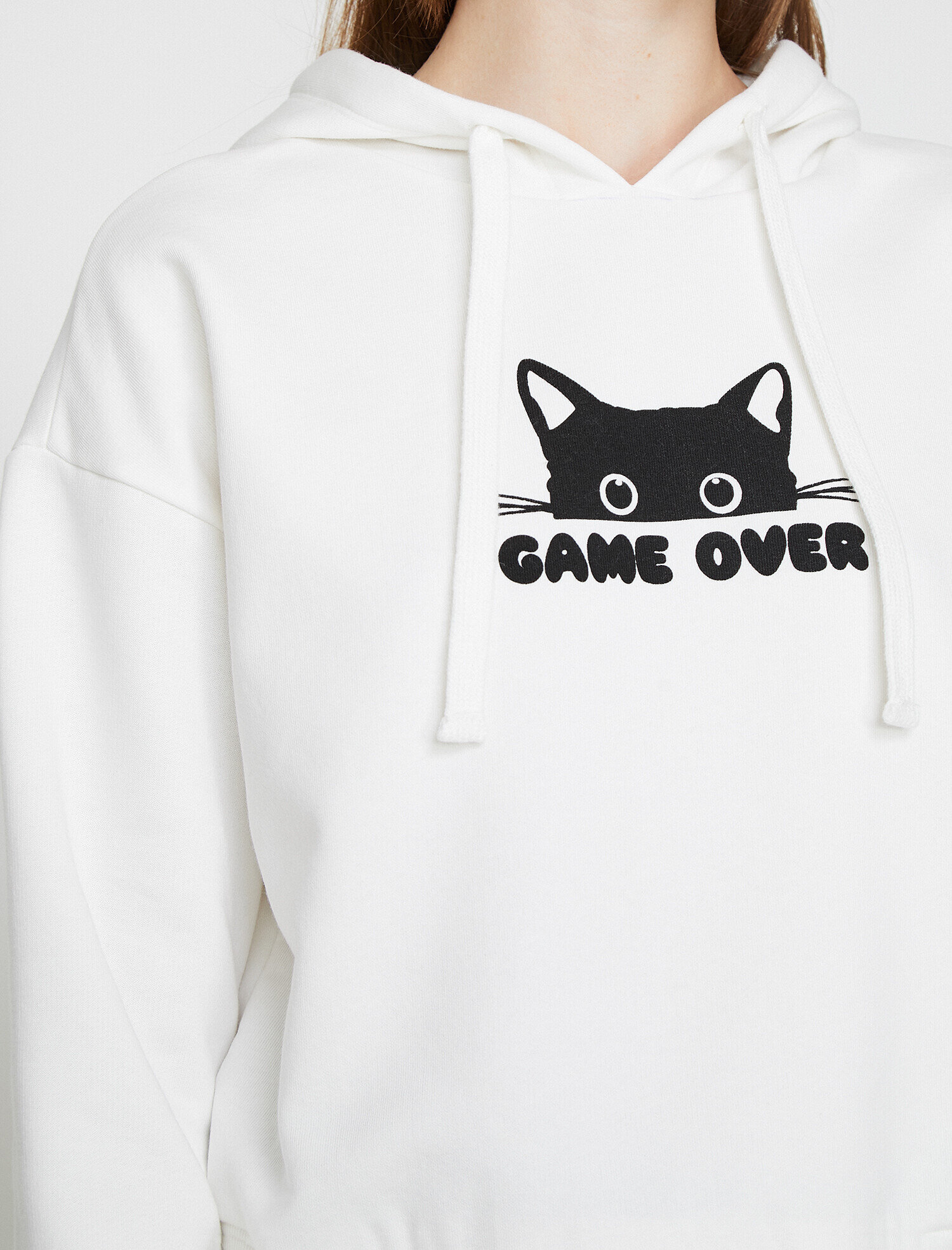 Yazılı Baskılı Sweatshirt