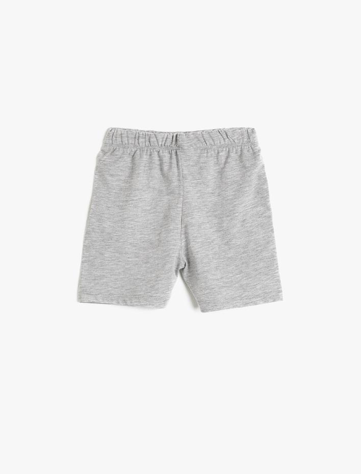 Erkek Bebek İşlemeli Şort