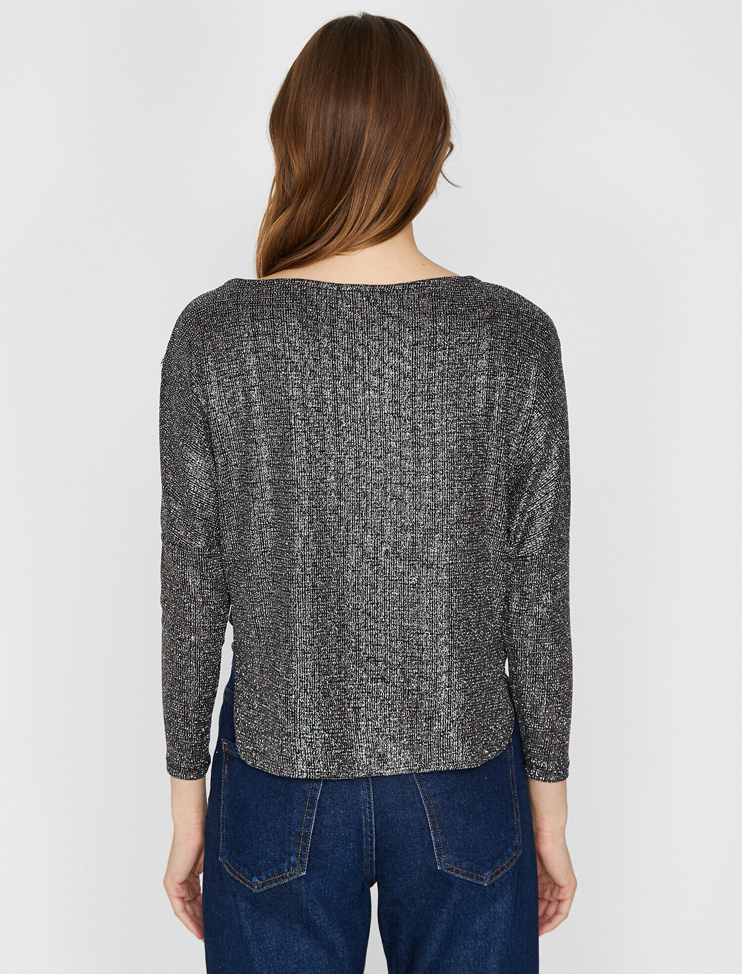   Sim Detaylı Abiye Bluz