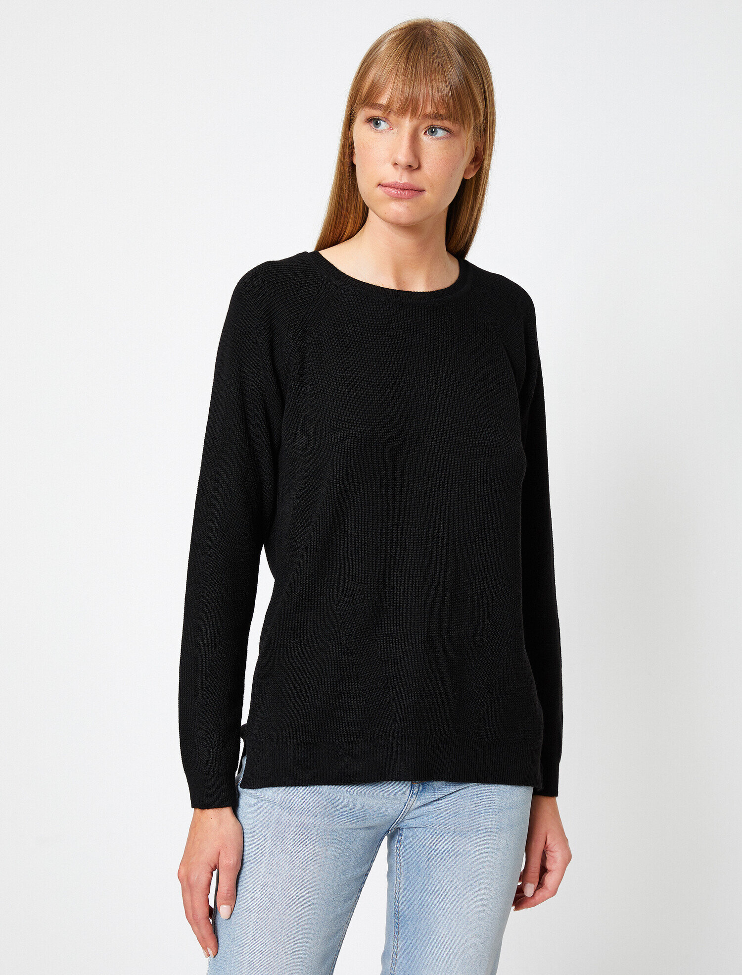   Bisiklet Yaka Basic Uzun Kollu Triko Kazak