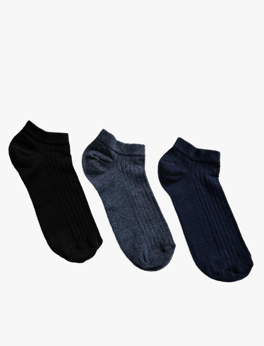  Erkek Çoklu Basic Çorap Seti