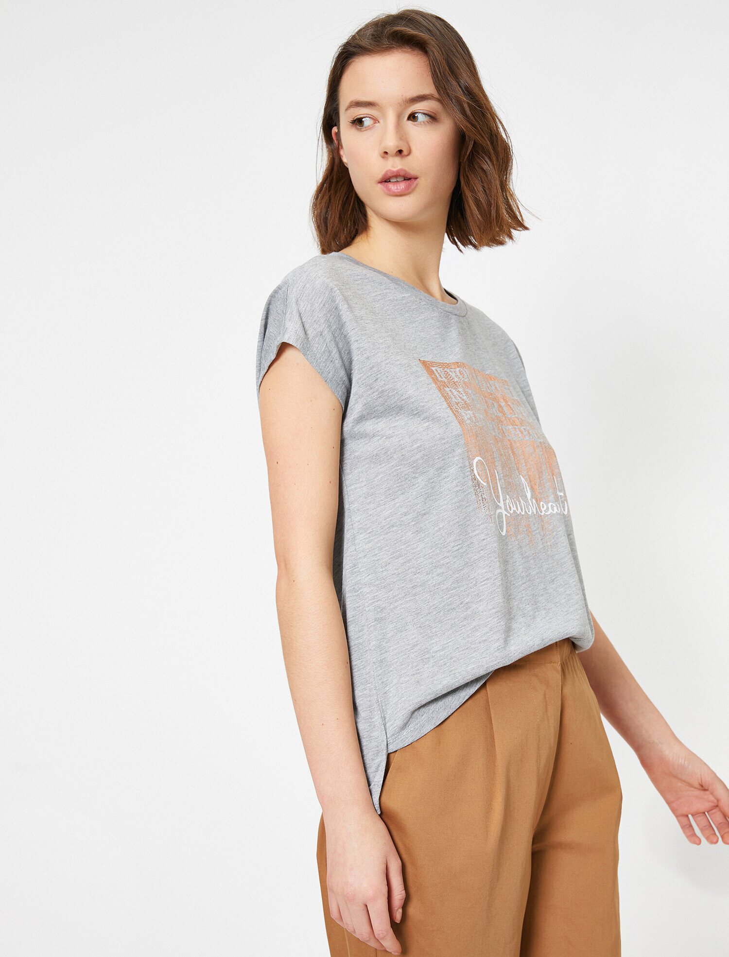   Yazılı Baskılı Tişört