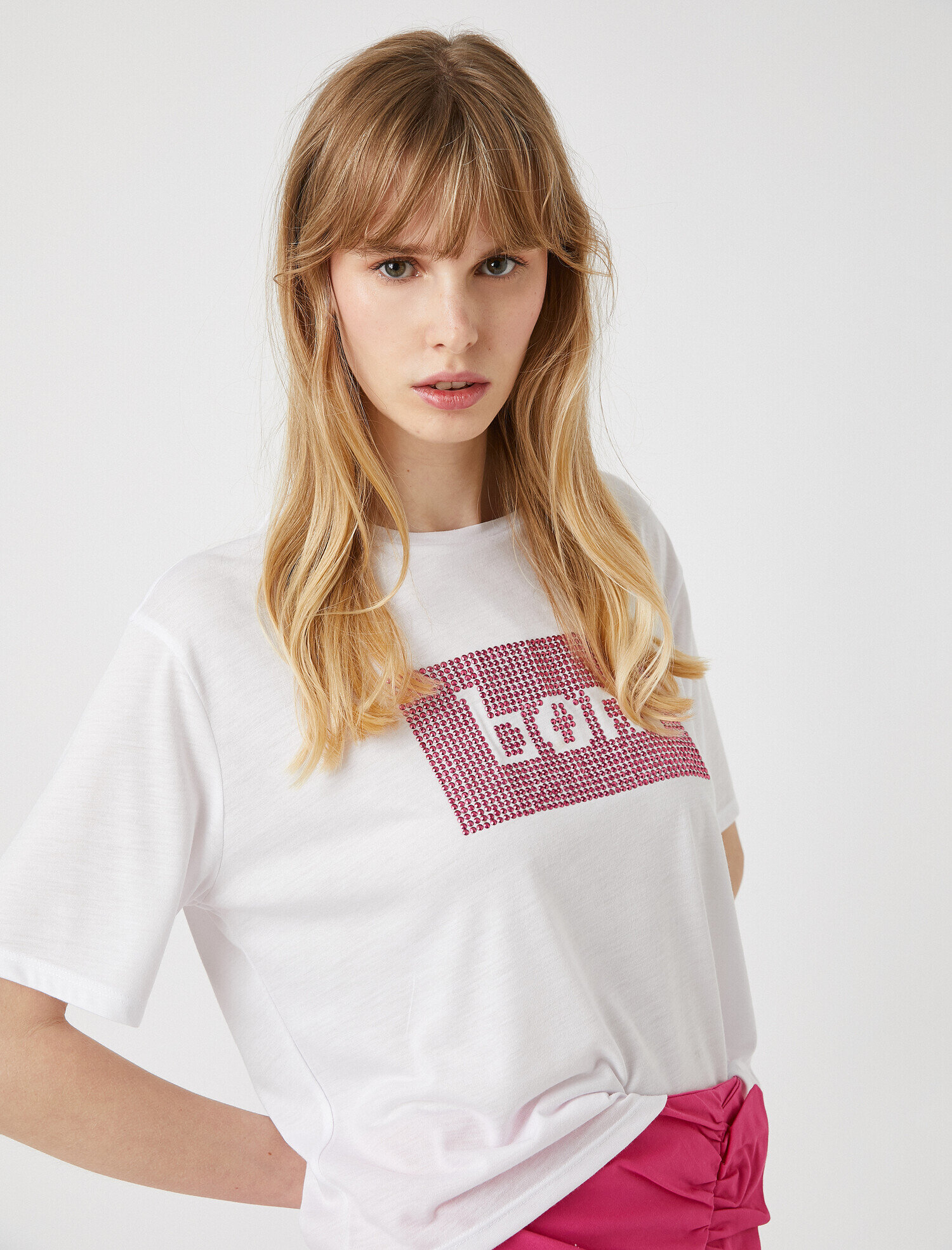   Sloganlı Tişört Bisiklet Yaka