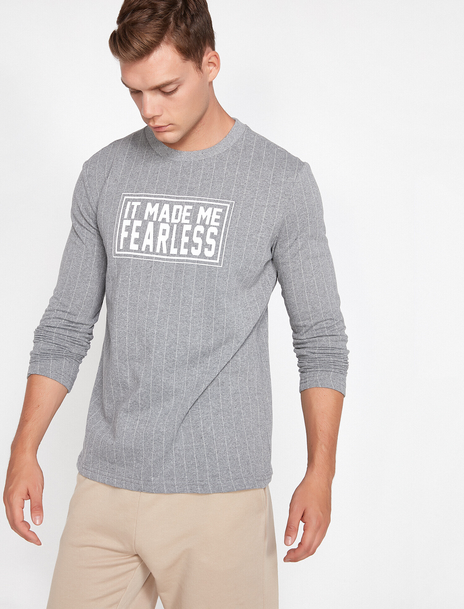   Baskılı Uzun Kollu Tişört